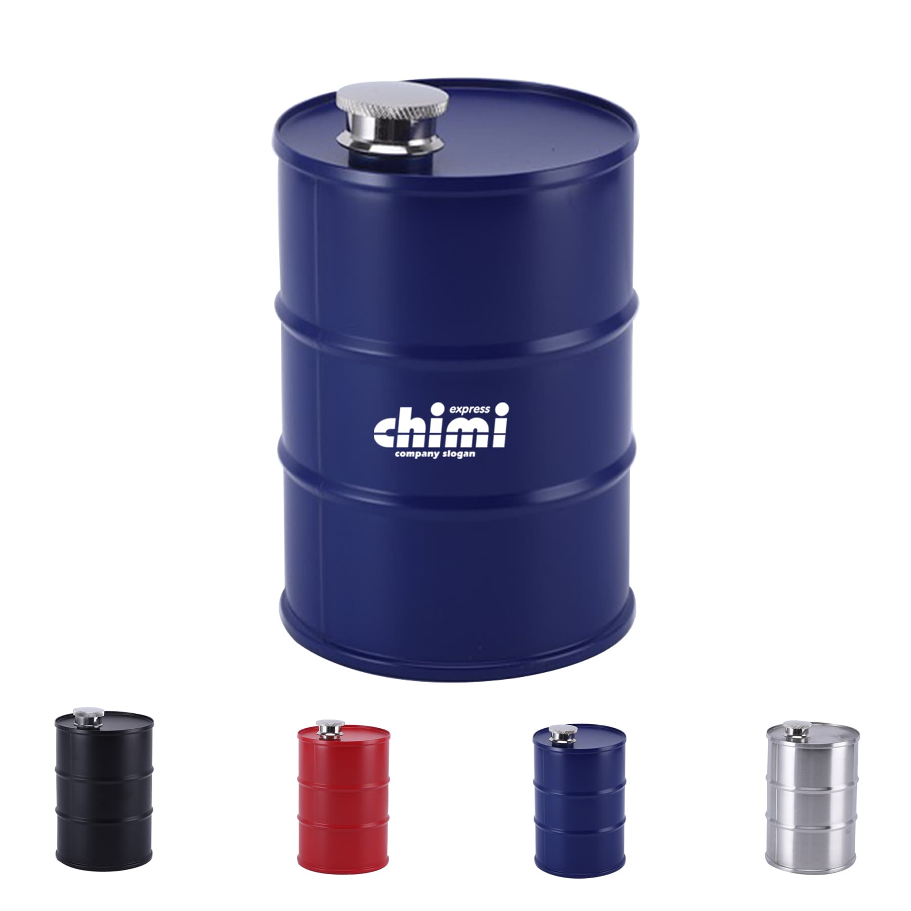 Unique Barrel Shape 16 oz Stainless Steel Liquor Flask