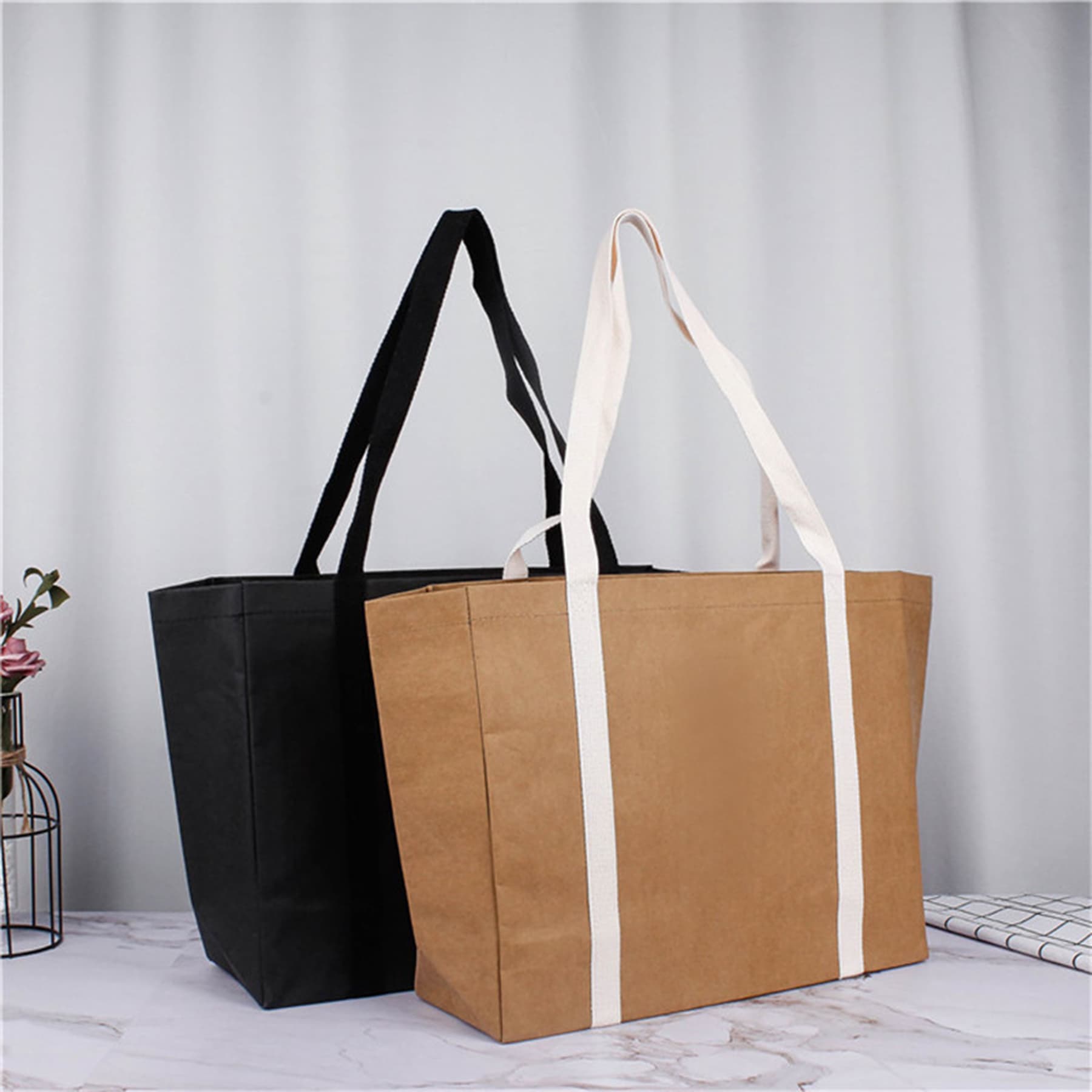 Washable Kraft Tote Bag