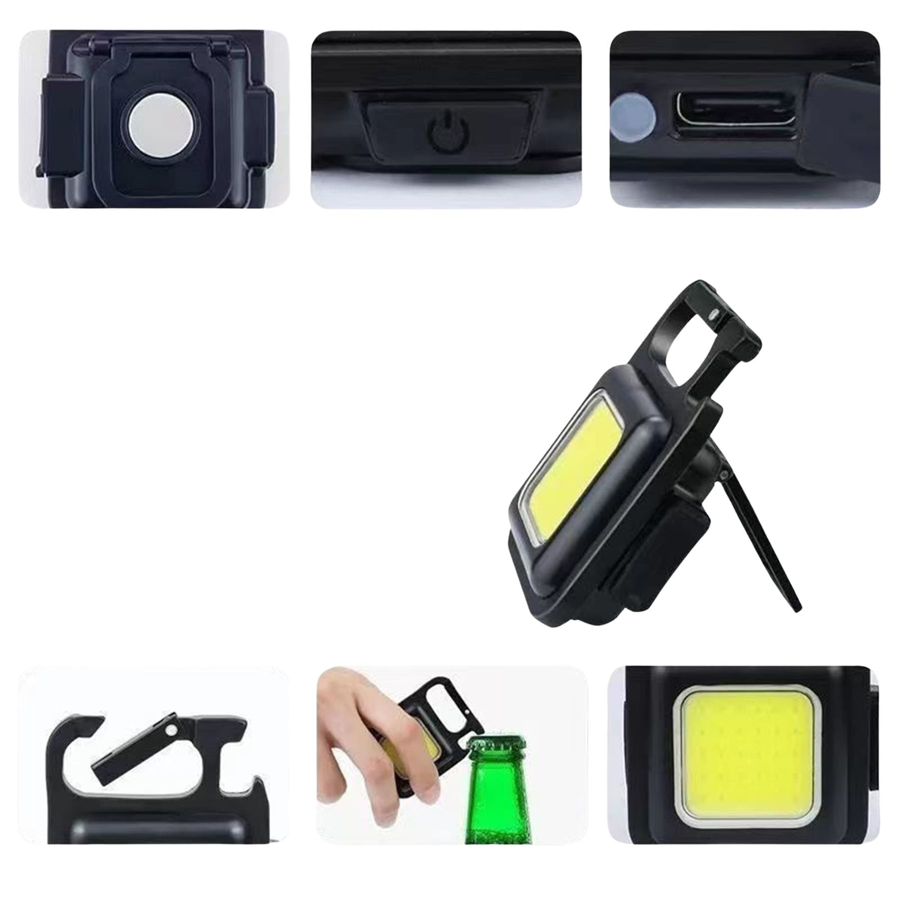 iCOOL Elwood Rechargeable Multi-Function COB Emergency Work Light
