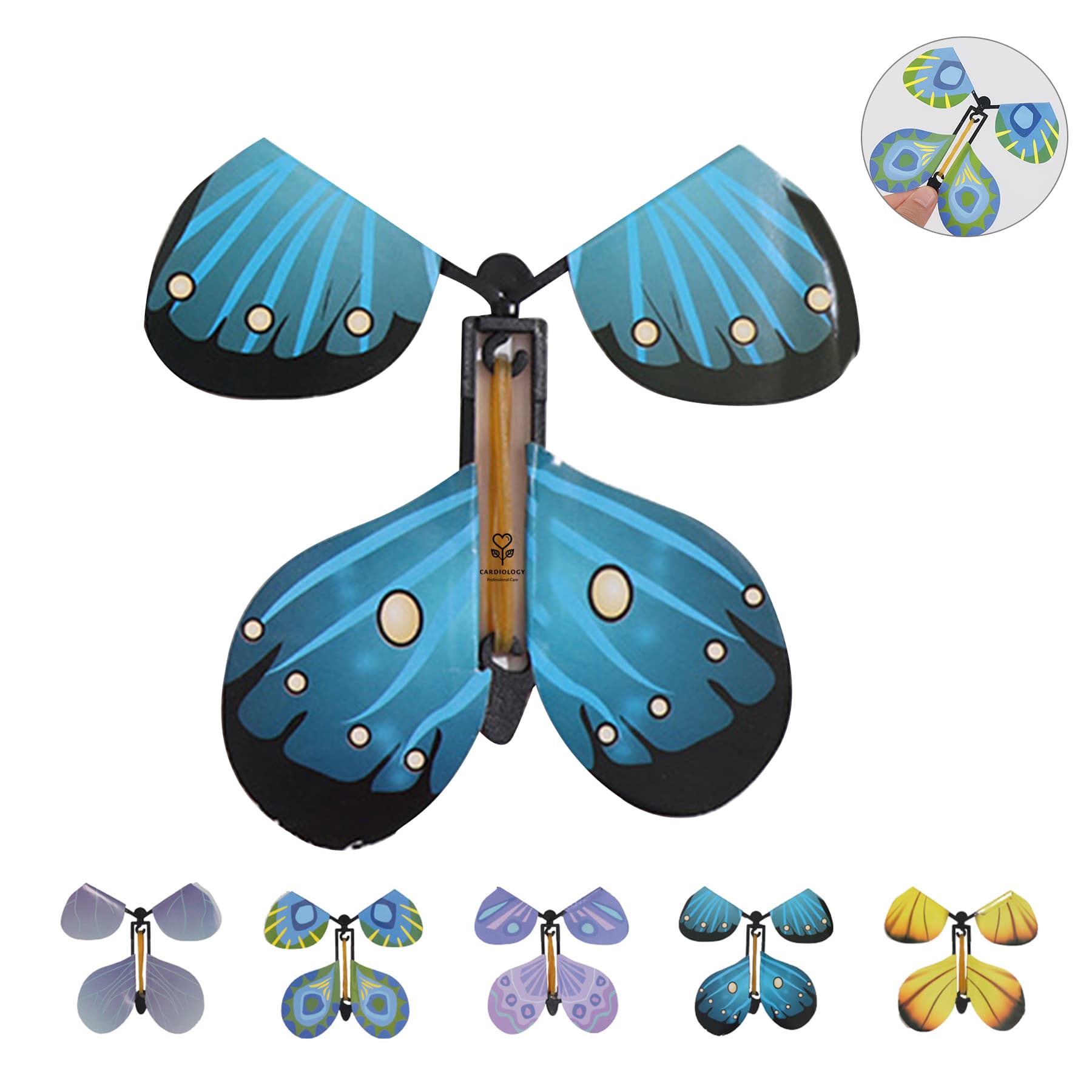Wind Up Flying Toy Butterfly