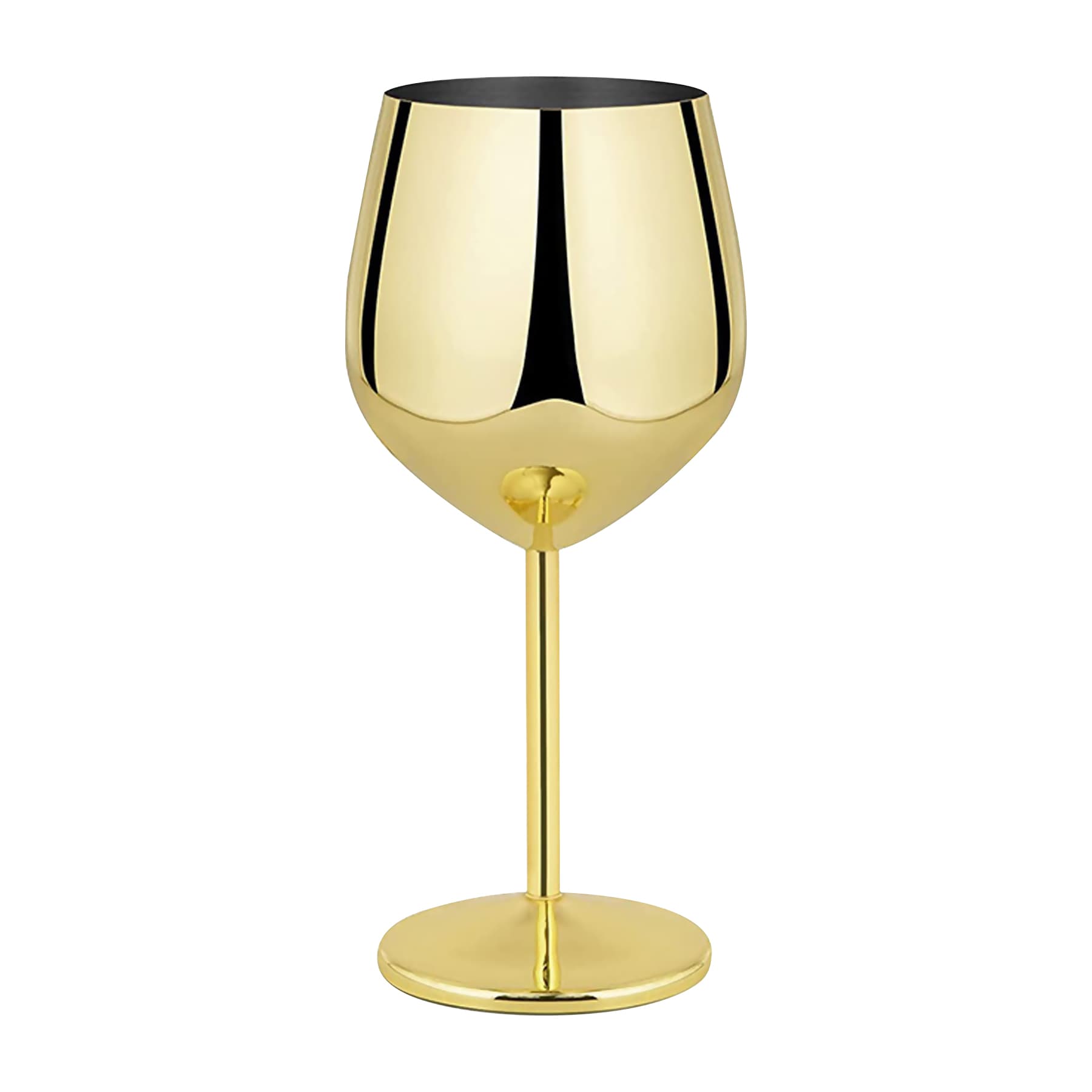Stemmed Stainless Steel Wine Glasses