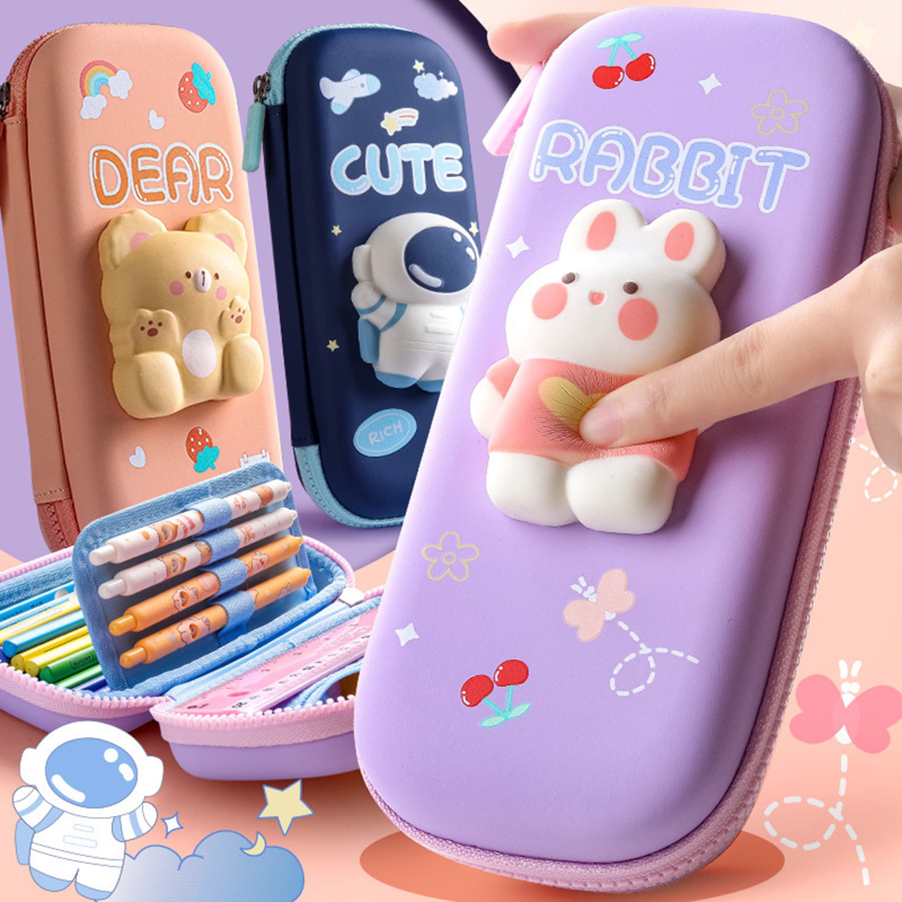 Soft Decompression Pencil Case
