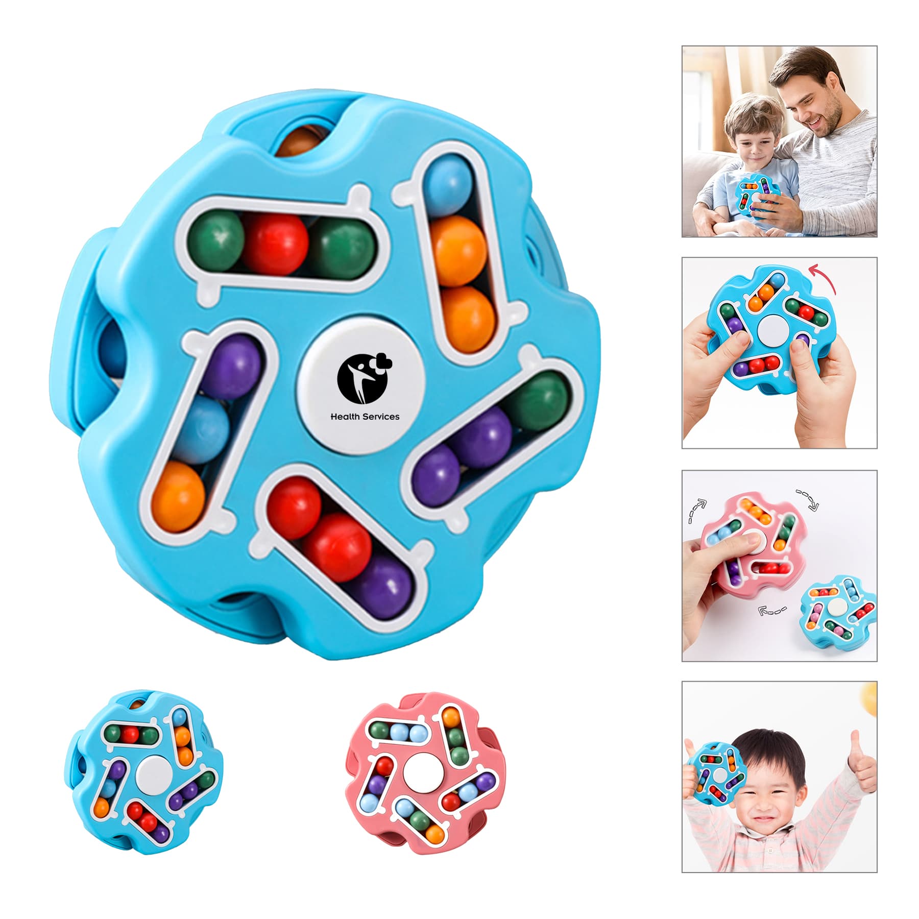 Finger shaped magic bean toy