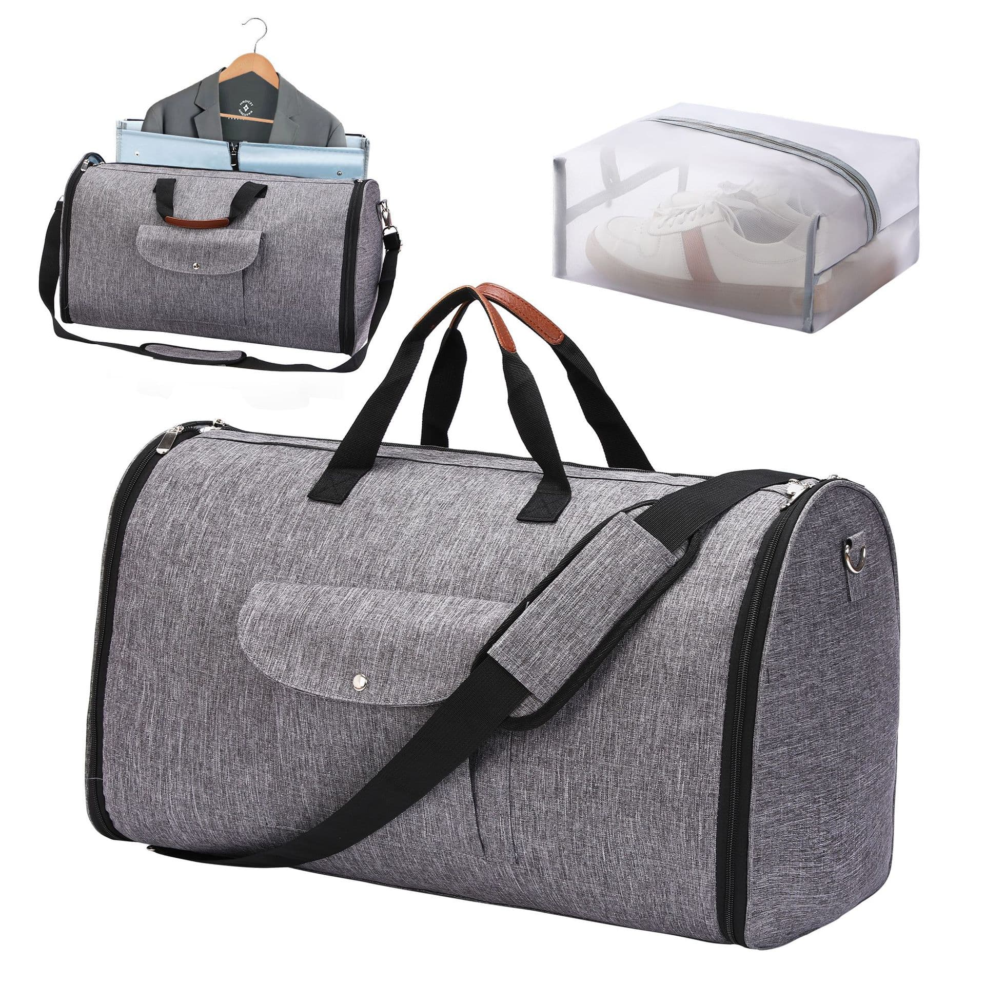 4 in 1 Hanging Suit Convertible Travel Carry on Garment Bag