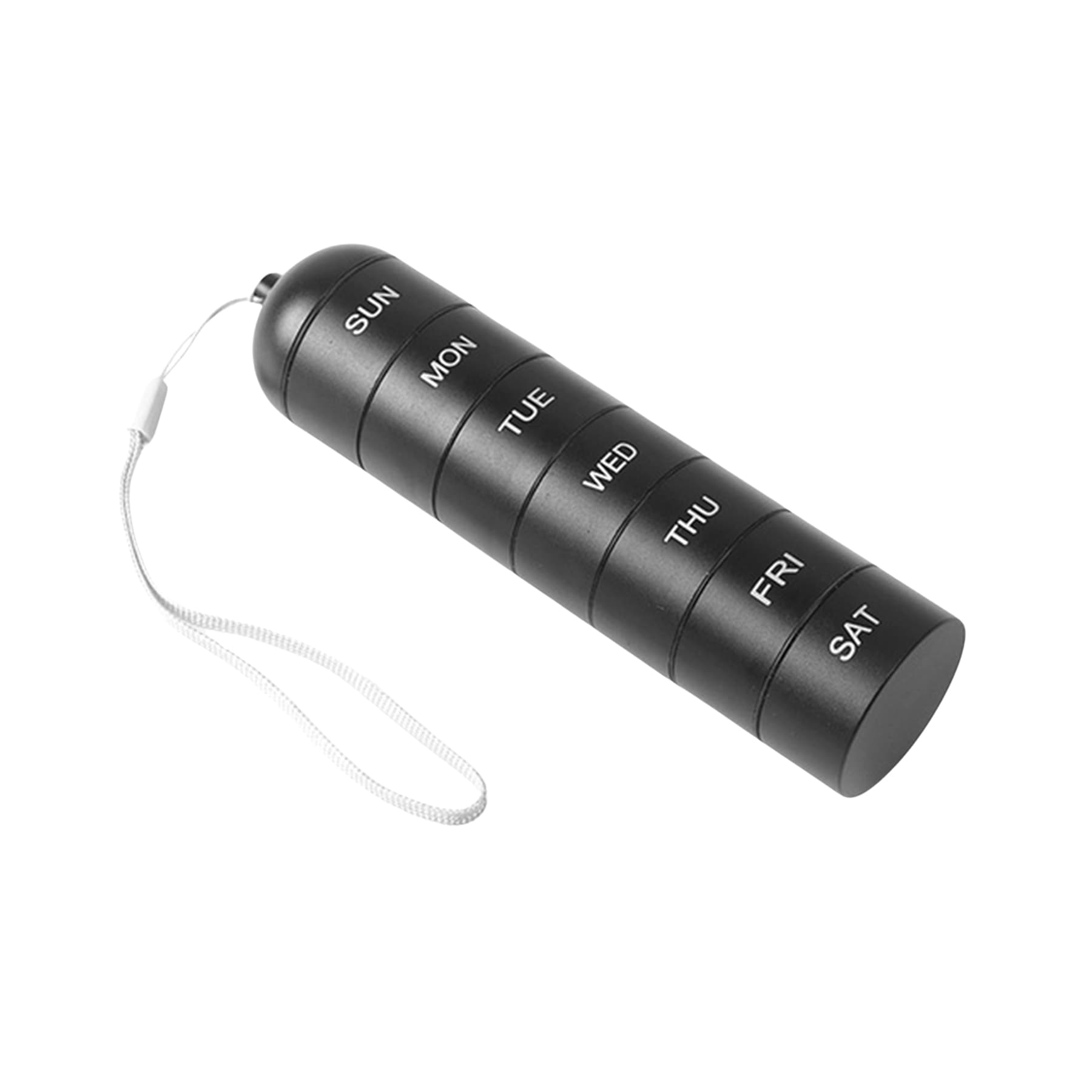 Portable Small Travel Waterproof Metal Weekly Pill Organizer