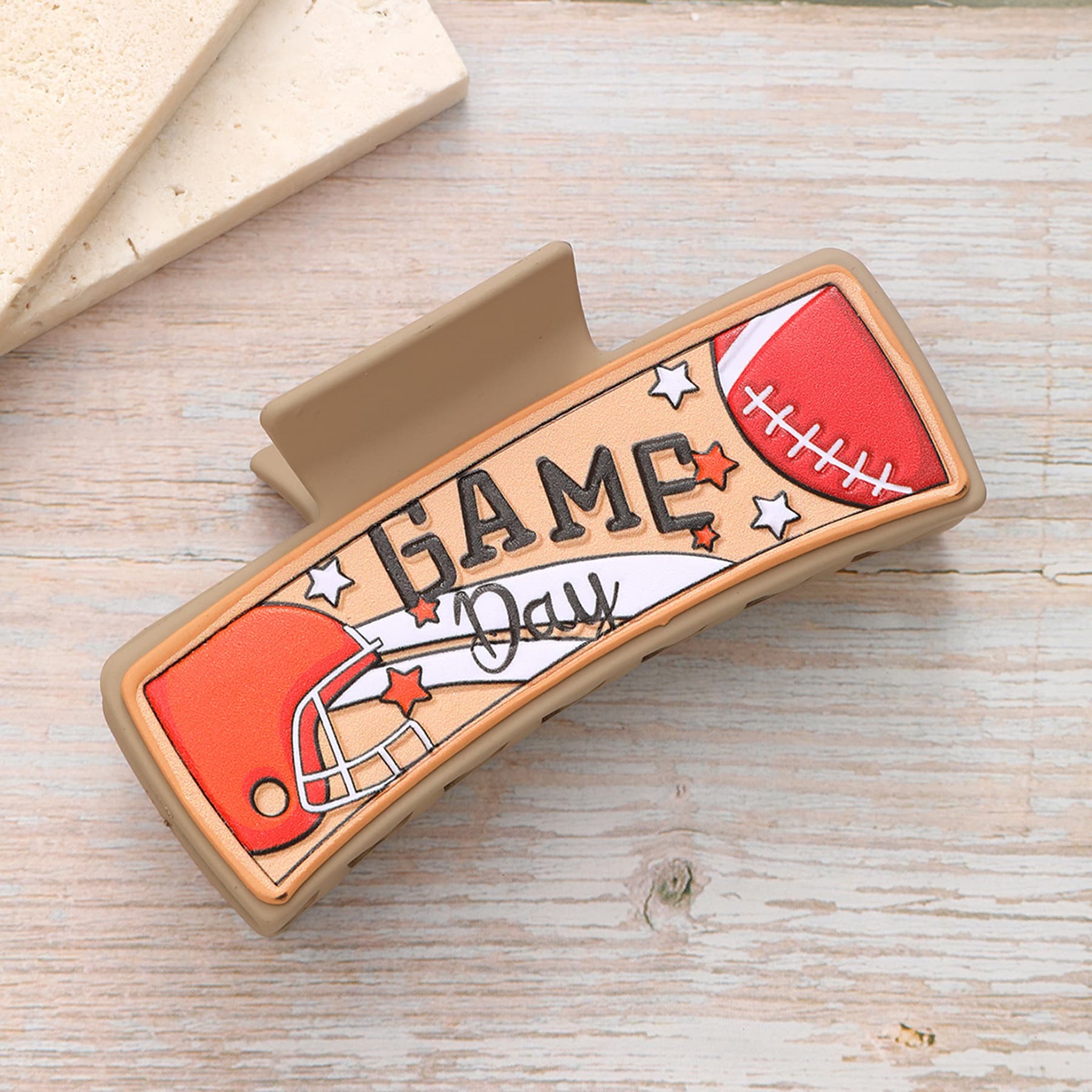 PU Leather 3D Hair Clip