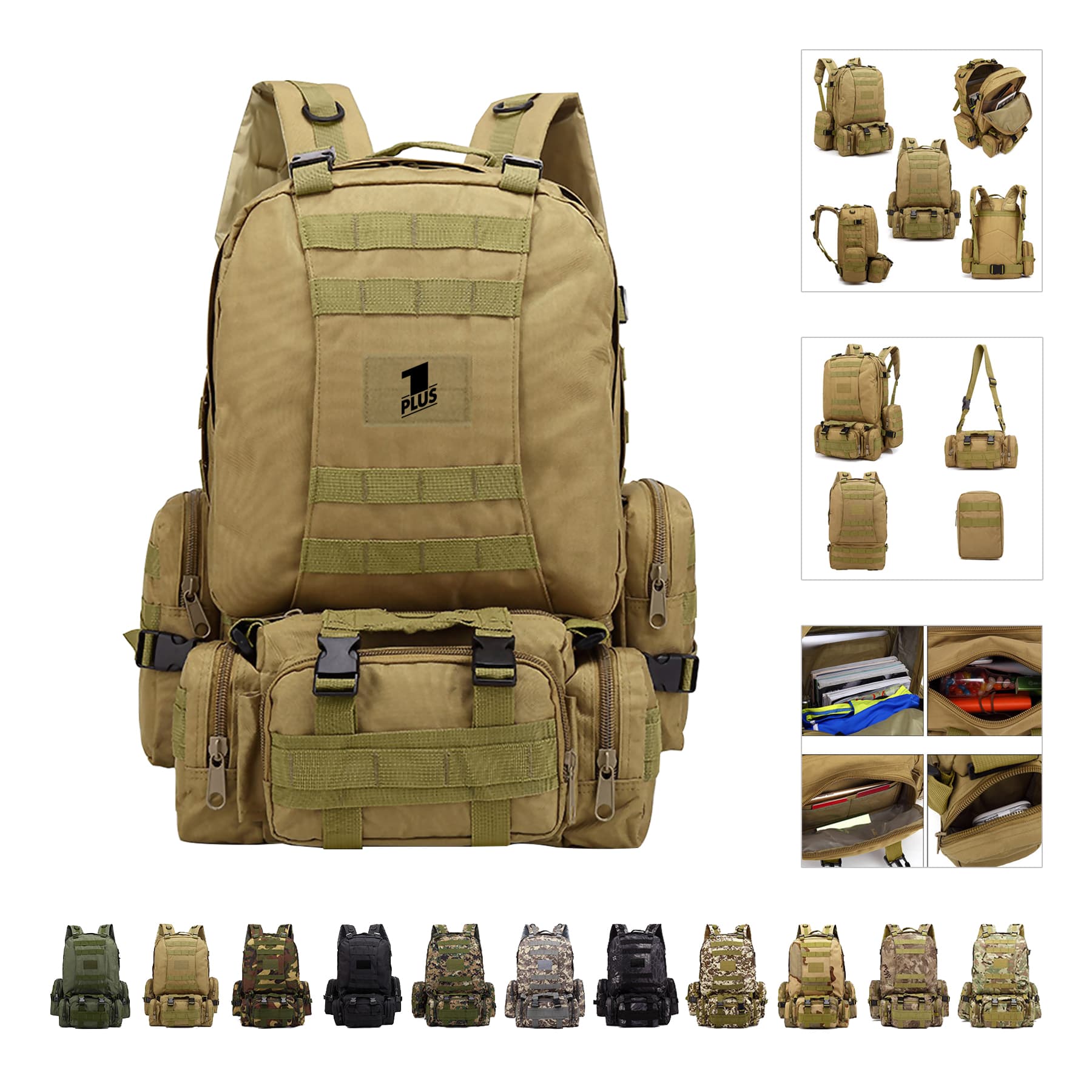 55L Military Tactical Backpacks