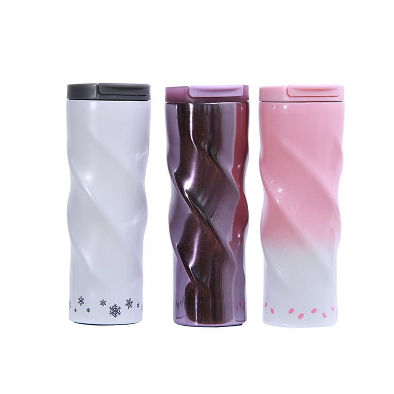 16 Oz Double Wall Stainless Steel Gradient Vacuum Mug