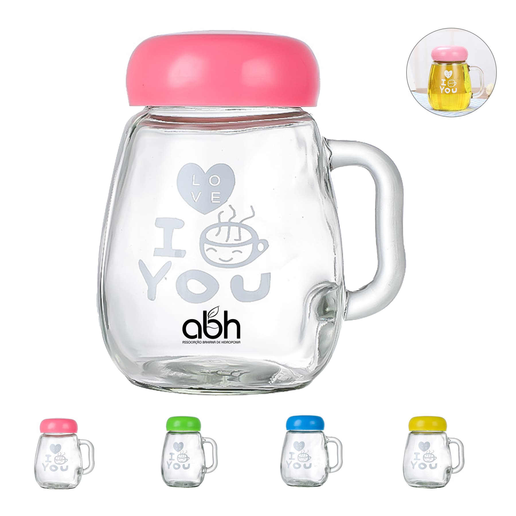 Kawaii Mushroom Mug Cute Glass Tea Cup Coffee Teapot