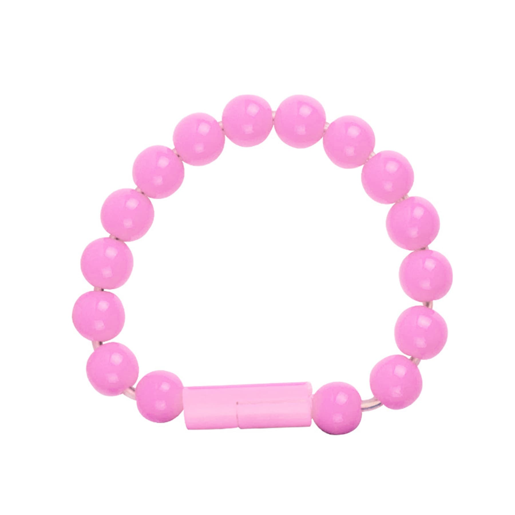 Beaded Bracelet W/Fast Usb Charger Cable
