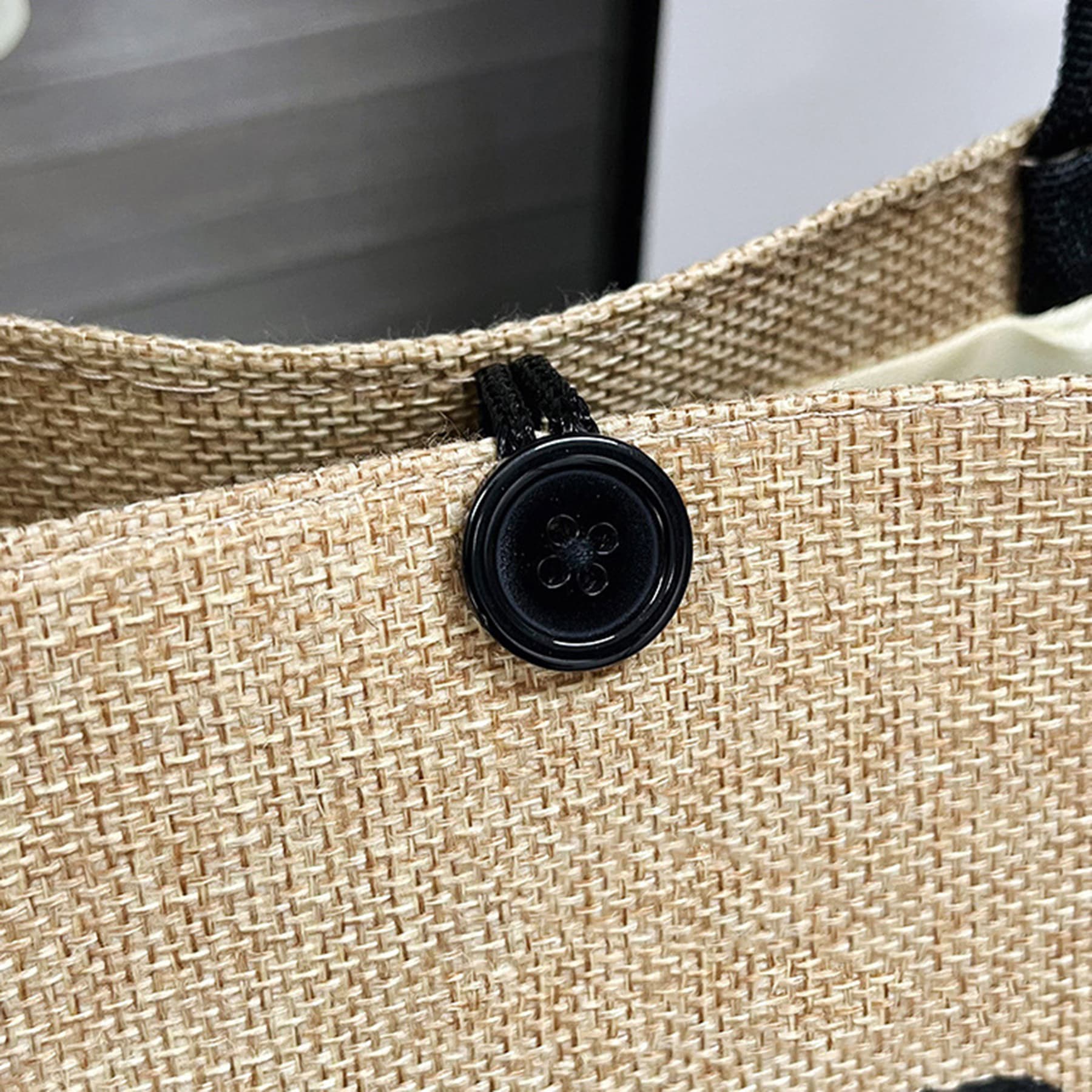 Burlap Tote Bag