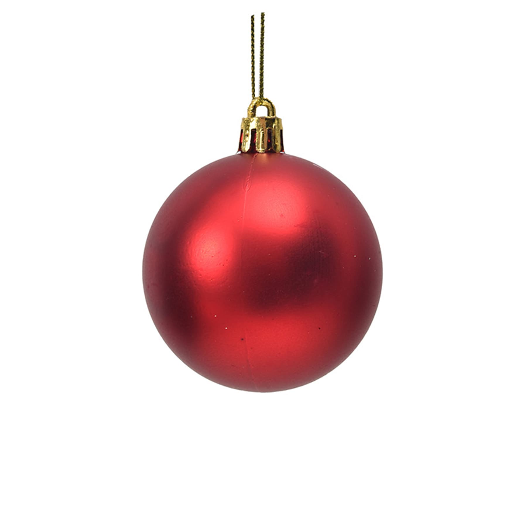 Factory Direct Sale Christmas Ball Diameter 6cm Matte Decoration Pendant