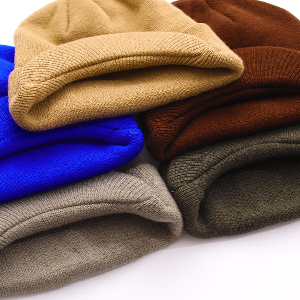 Knit Brim Beanie Cap