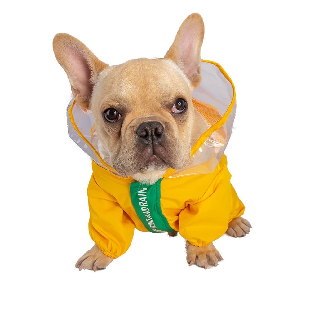 Dog Raincoat Poncho For Small To X-Large And Puppies