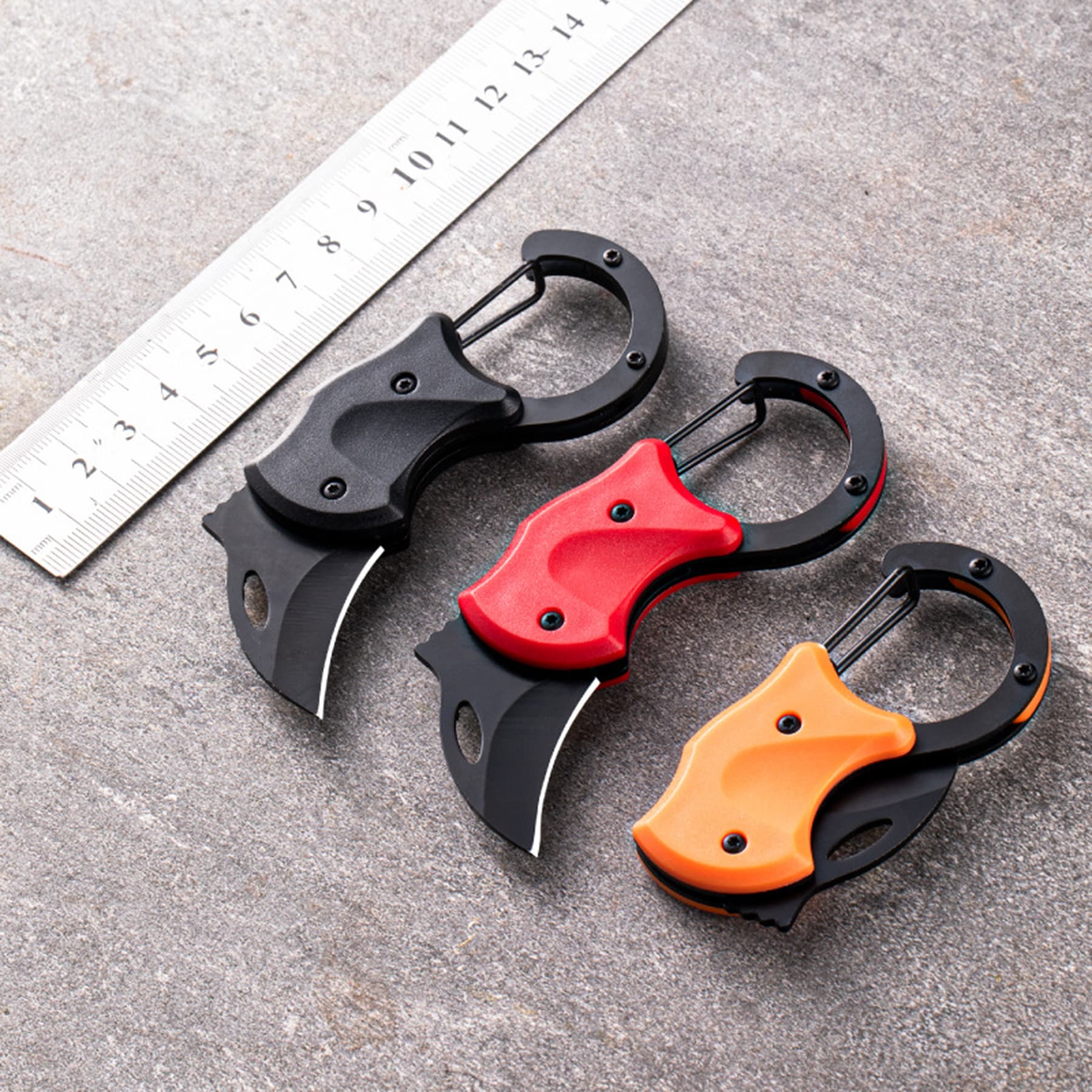 Mini Folding Knife Keychain Pendant Gift Portable High Hardness Multi-Function Backpack Camping