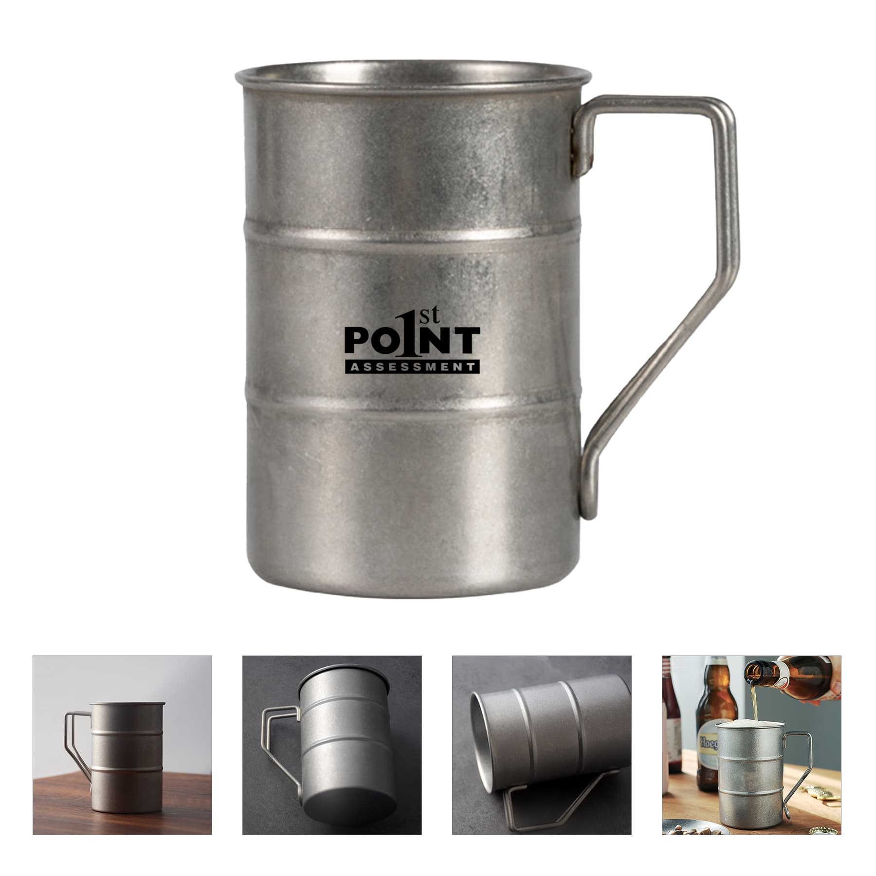 Stainless Steel Hand Beer Coffee Cup