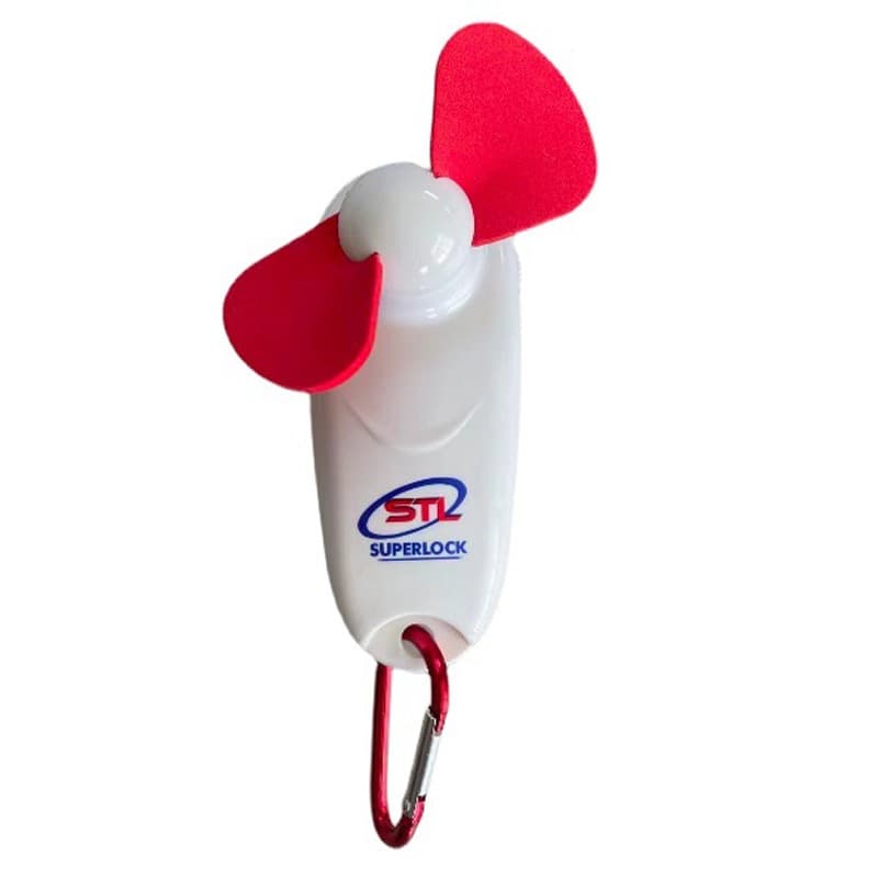 Portable Fan w/ LED Flashlight