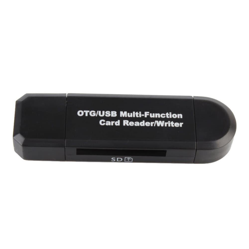 SD Card Reader High Speed USB Adapter Dual Slots Memory