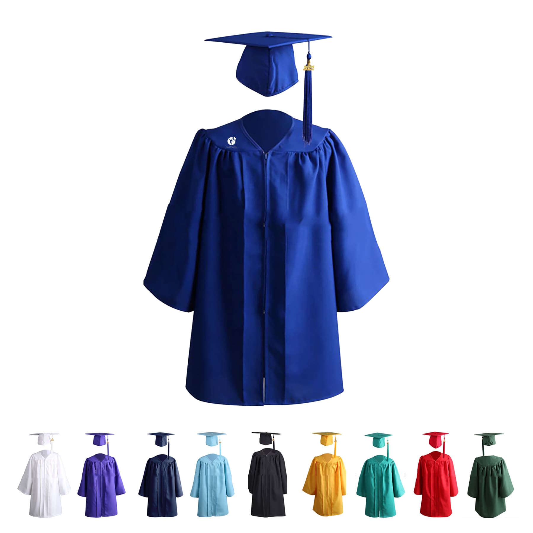 Graduation Cap And Gown 2022 Tassel Matte For Bachelor