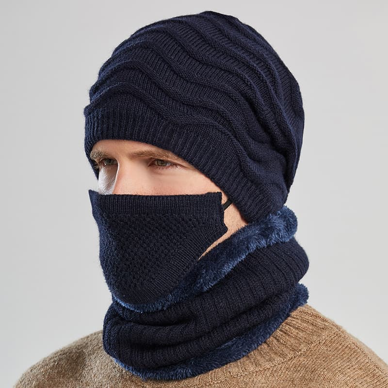 3pcs/Set Windproof Hat Mask Scarf