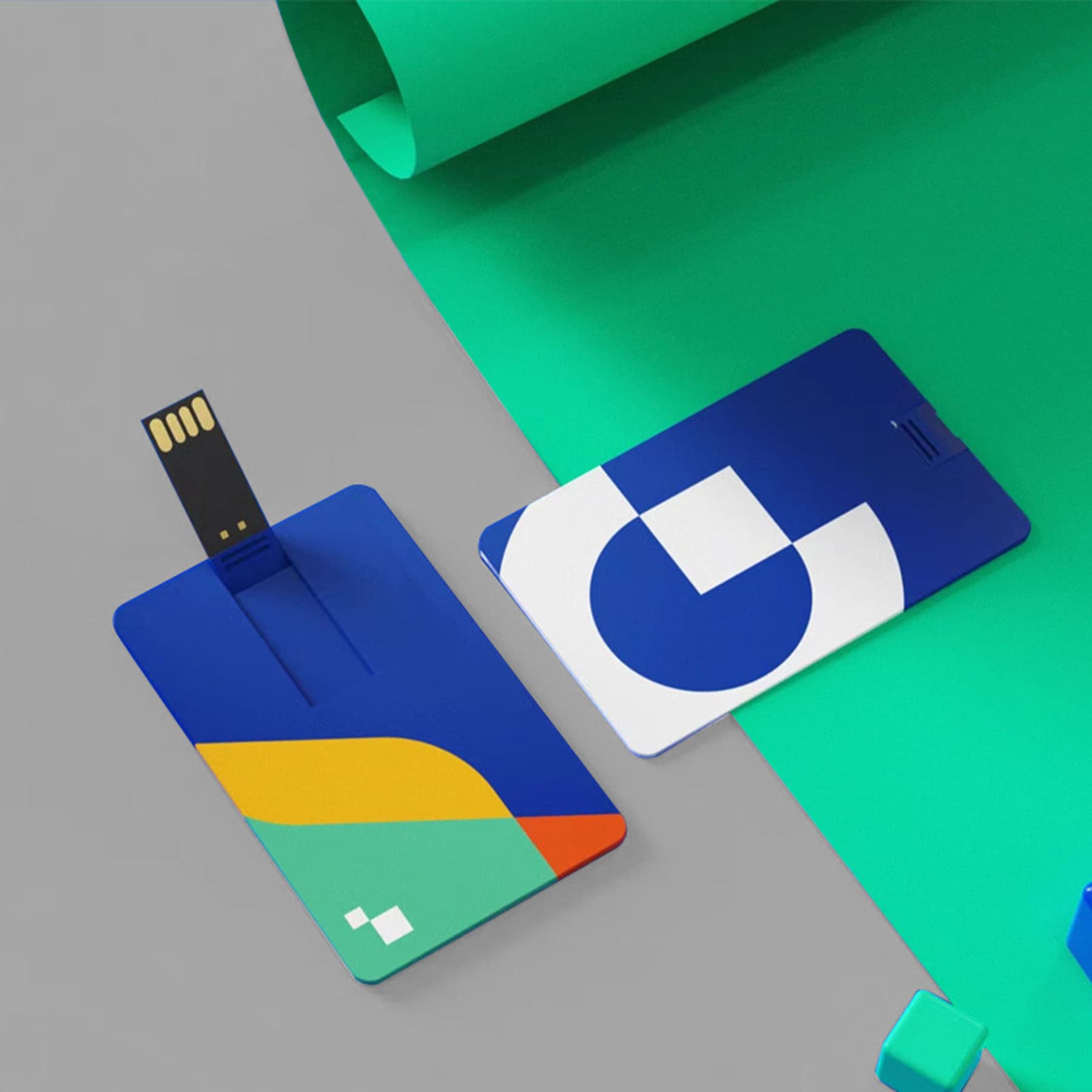 Card shape USB drive