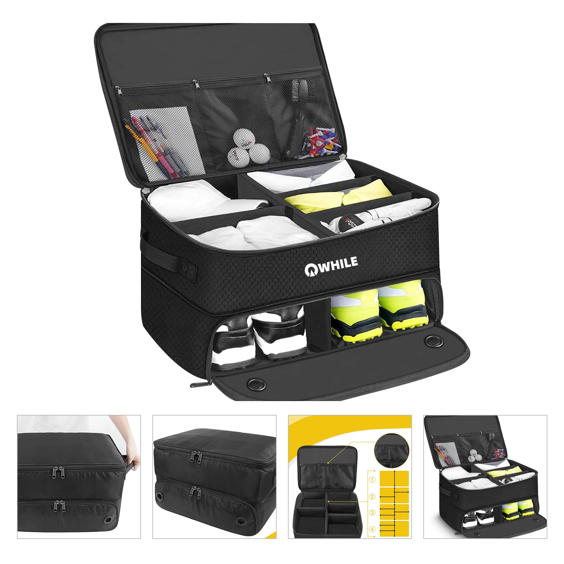 2 Layer Golf Trunk Organizer