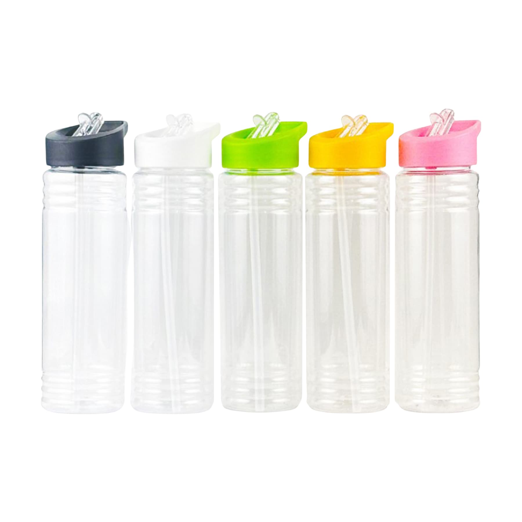 Clear Impact Halcyon Water Bottle with Flip Straw Lid - 24 oz.