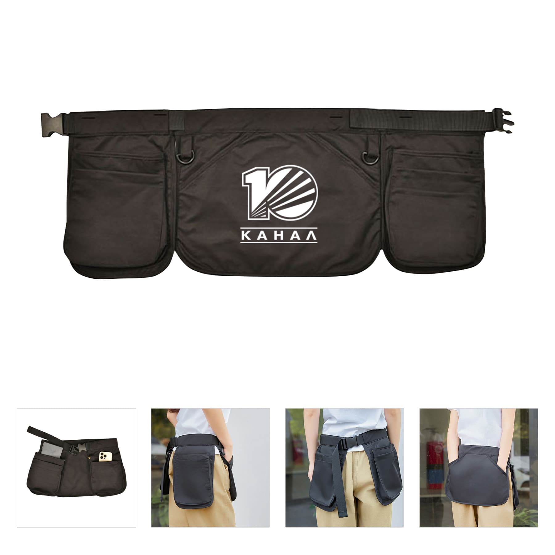 Polyester Sports stylish hanging waist storage bag