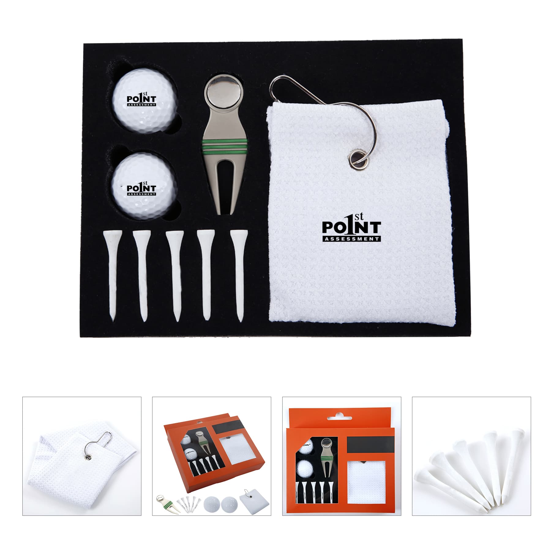 Boxed Golf Towel Set