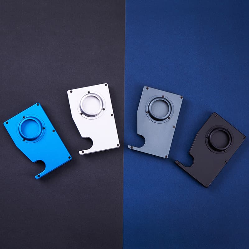 Metal Wallet With Money Clip Card Holder