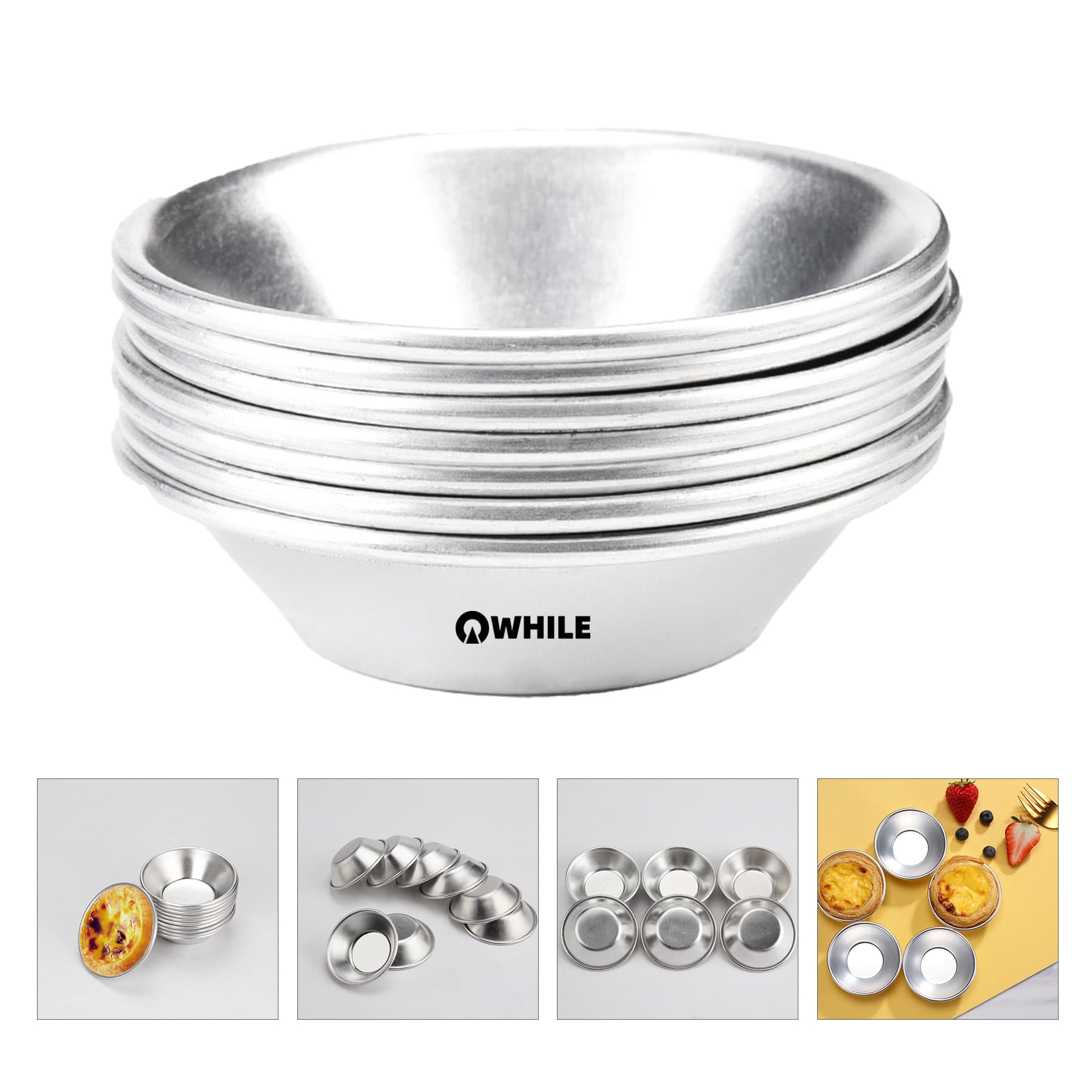 Aluminum Egg Tart Cupcake Mold