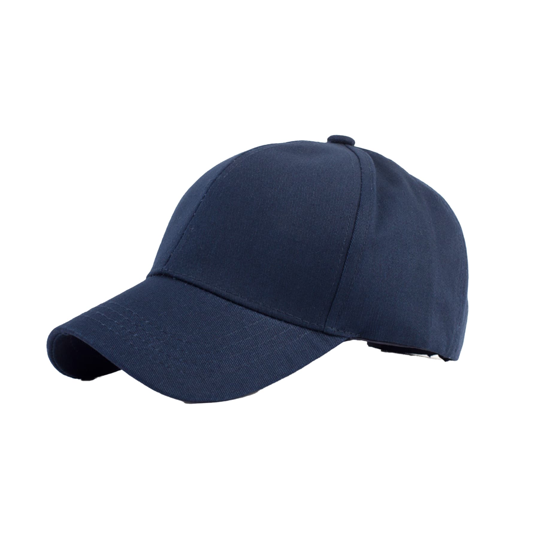 Distressed Ponytail Washed Cotton Cap