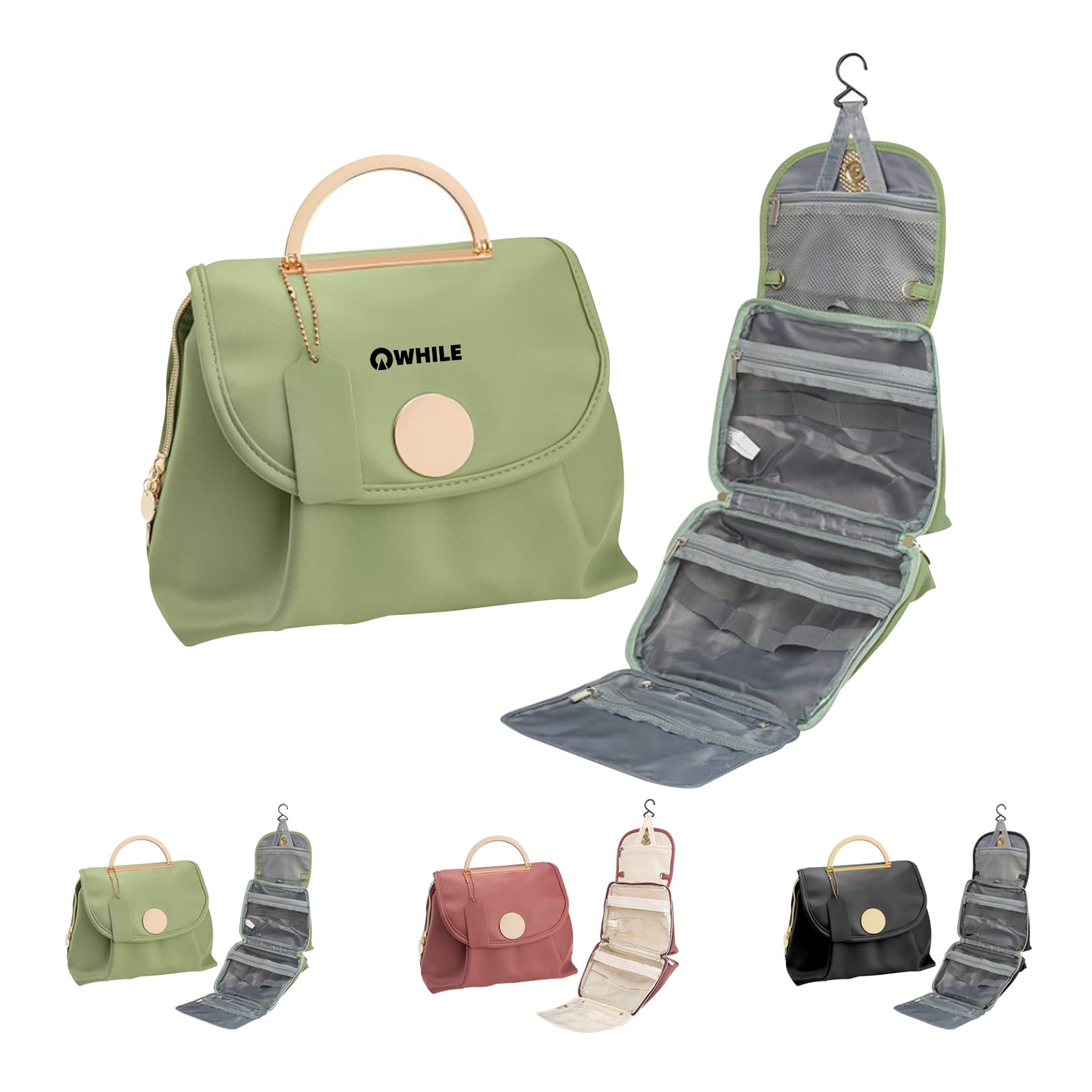 Multifunction Foldable Hanging Travel Toiletry Makeup Bag