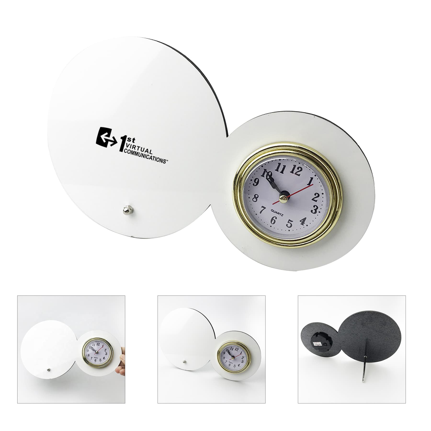Sublimation round clock face desktop decoration