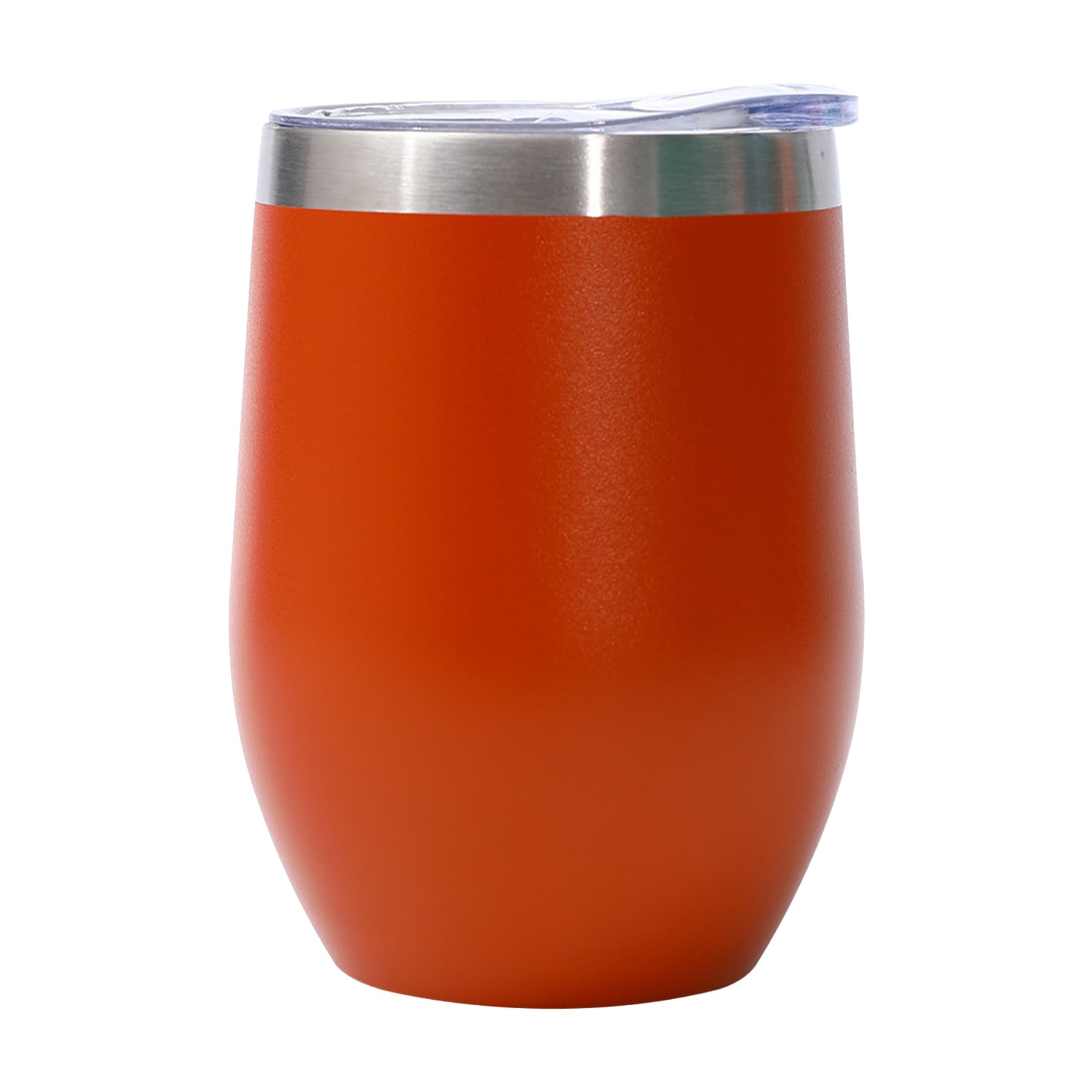 12 Oz Stainless Insulated Wine Tumbler W/ Lid for Hot & Cold
