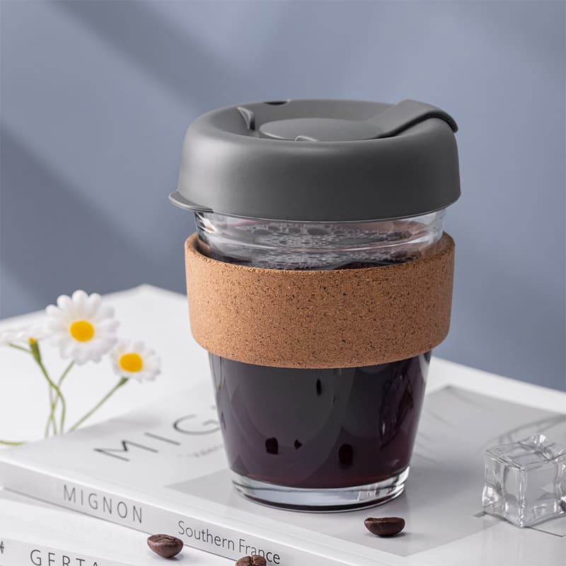12oz Coffee Toughened Glass Cup