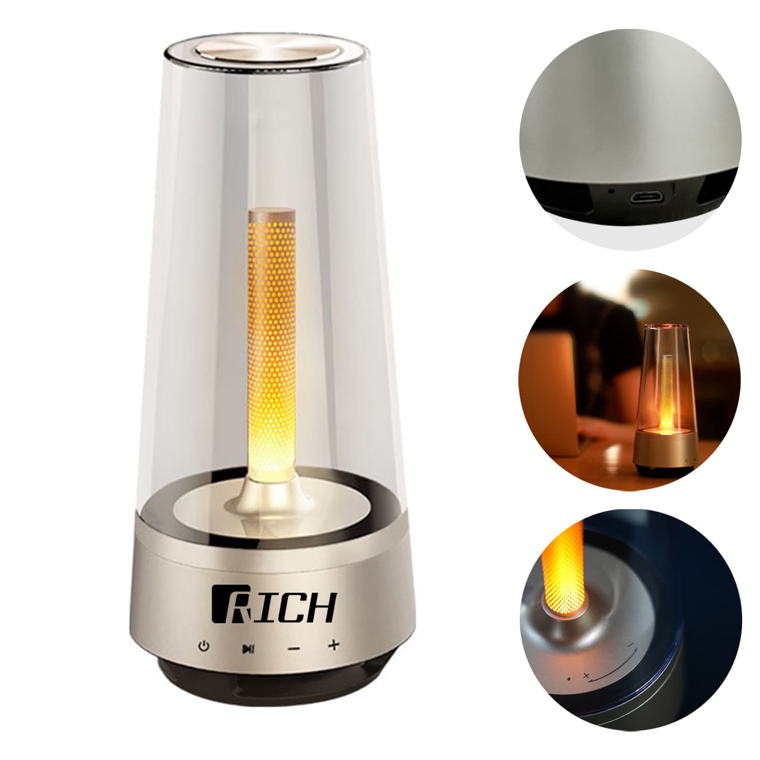 Candle Lamp Speaker
