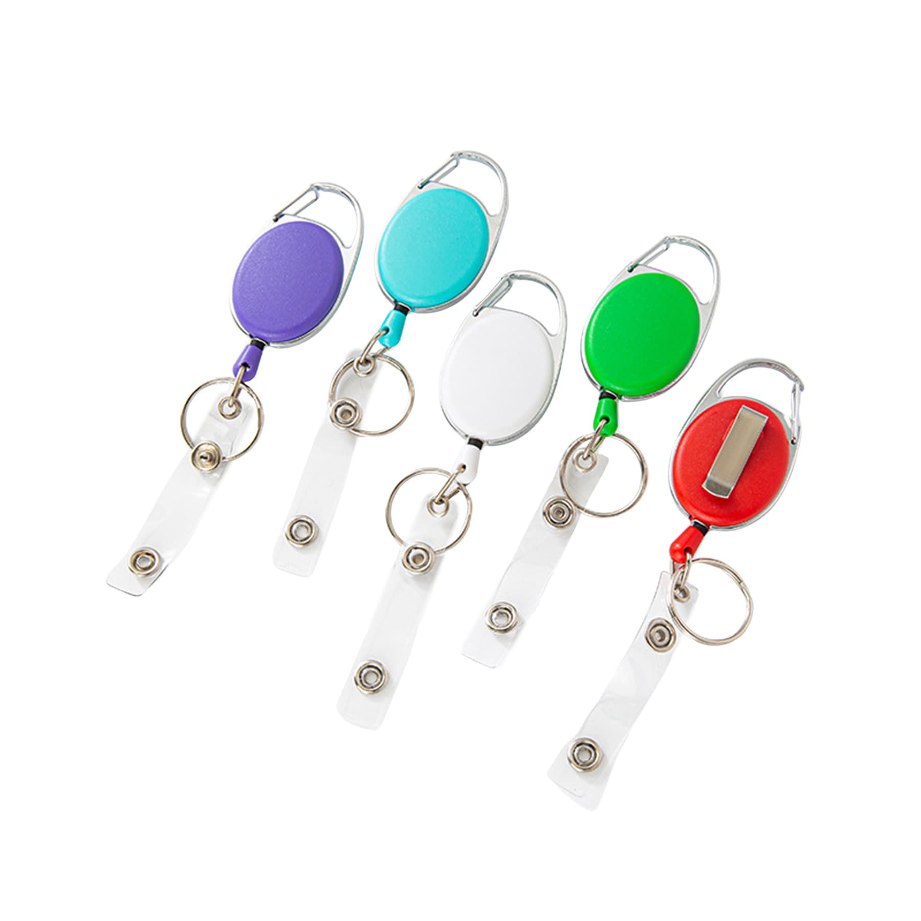 Oval Metal Reel with Alligator Clip