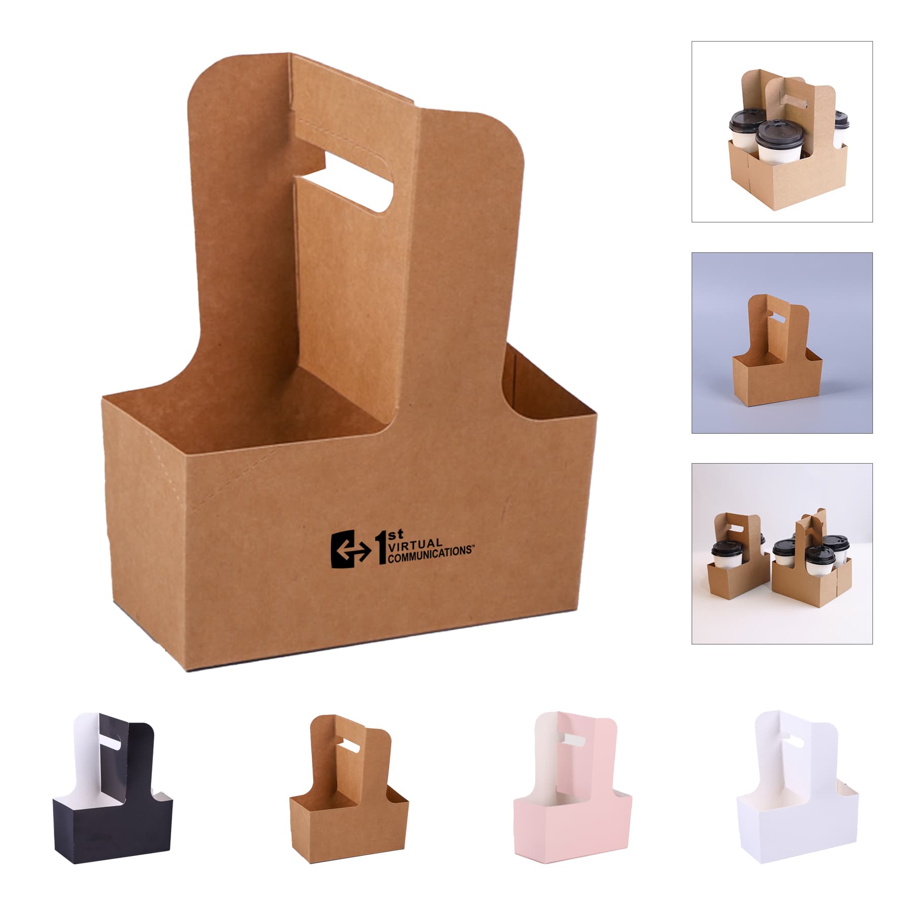 2 Drink Carrier With Handle