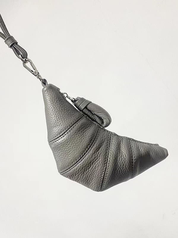 Genuine Leather Hanging Neck Phone Bag