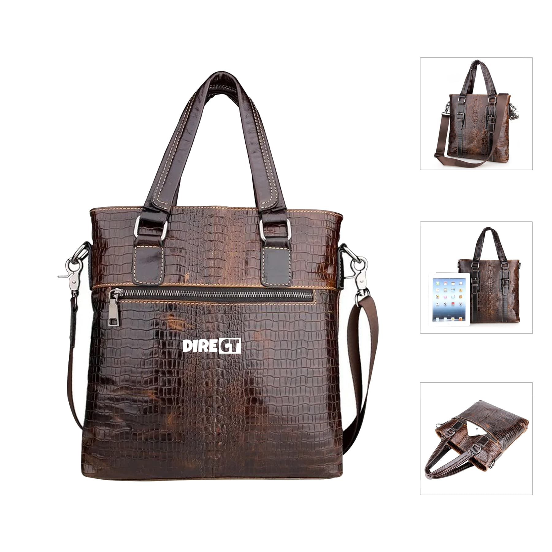 Leather Waterproof Wearable Cross-body bag