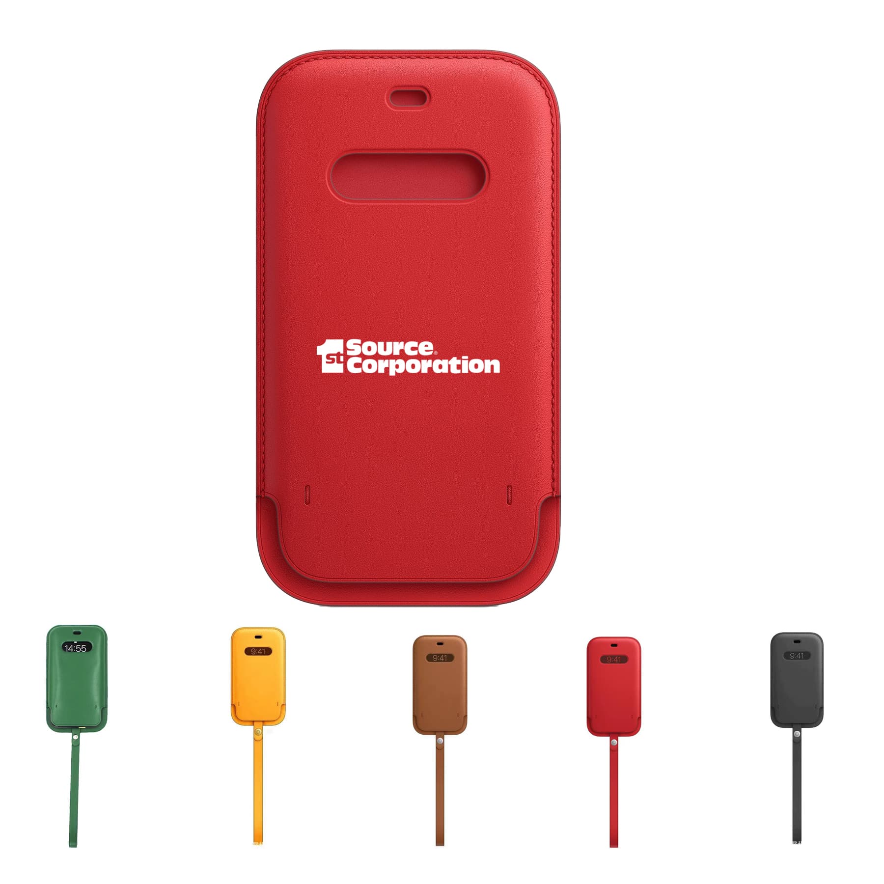 Leather Magnetic Phone Wallet Case With Card Holder
