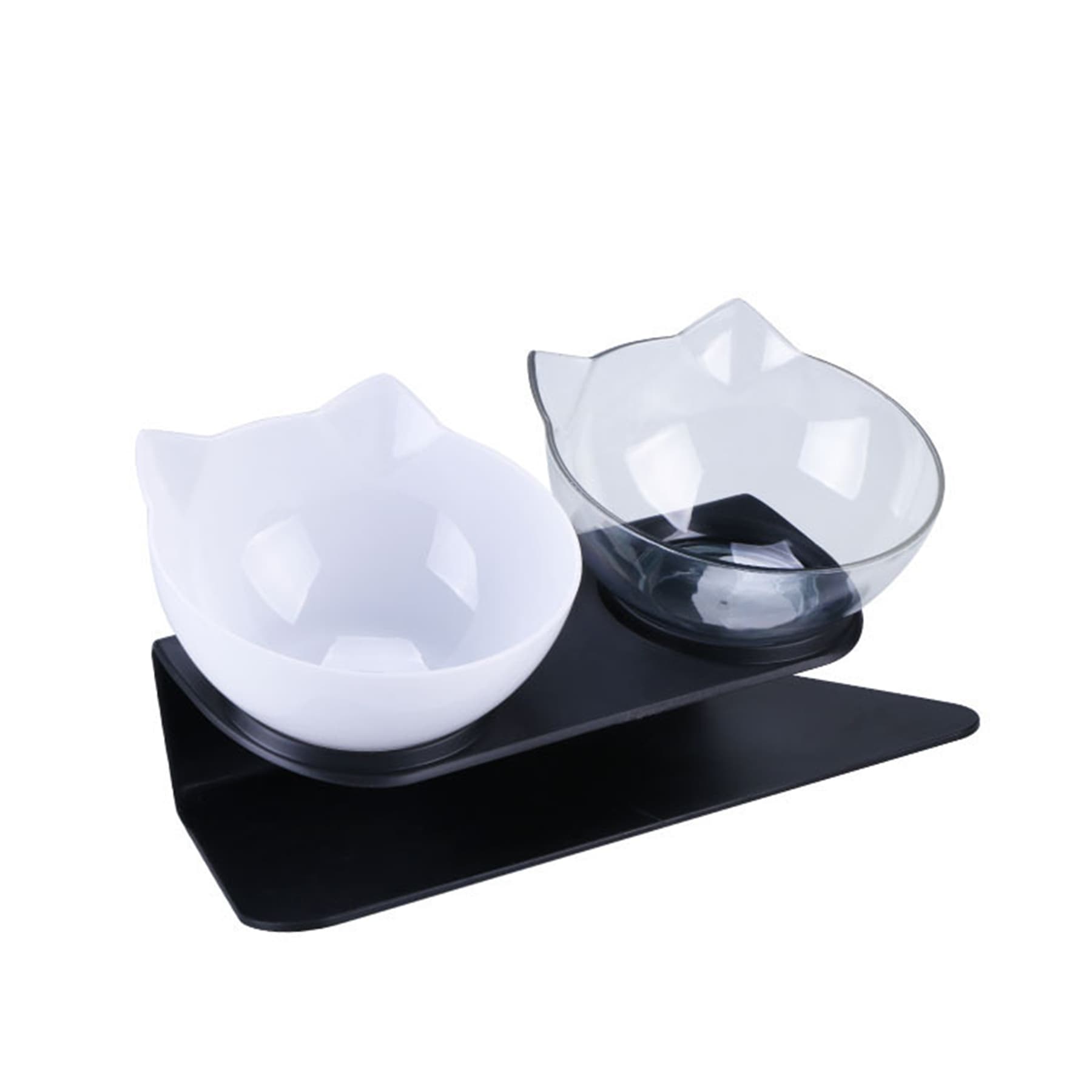Elevated Double Cat Dog Bowls