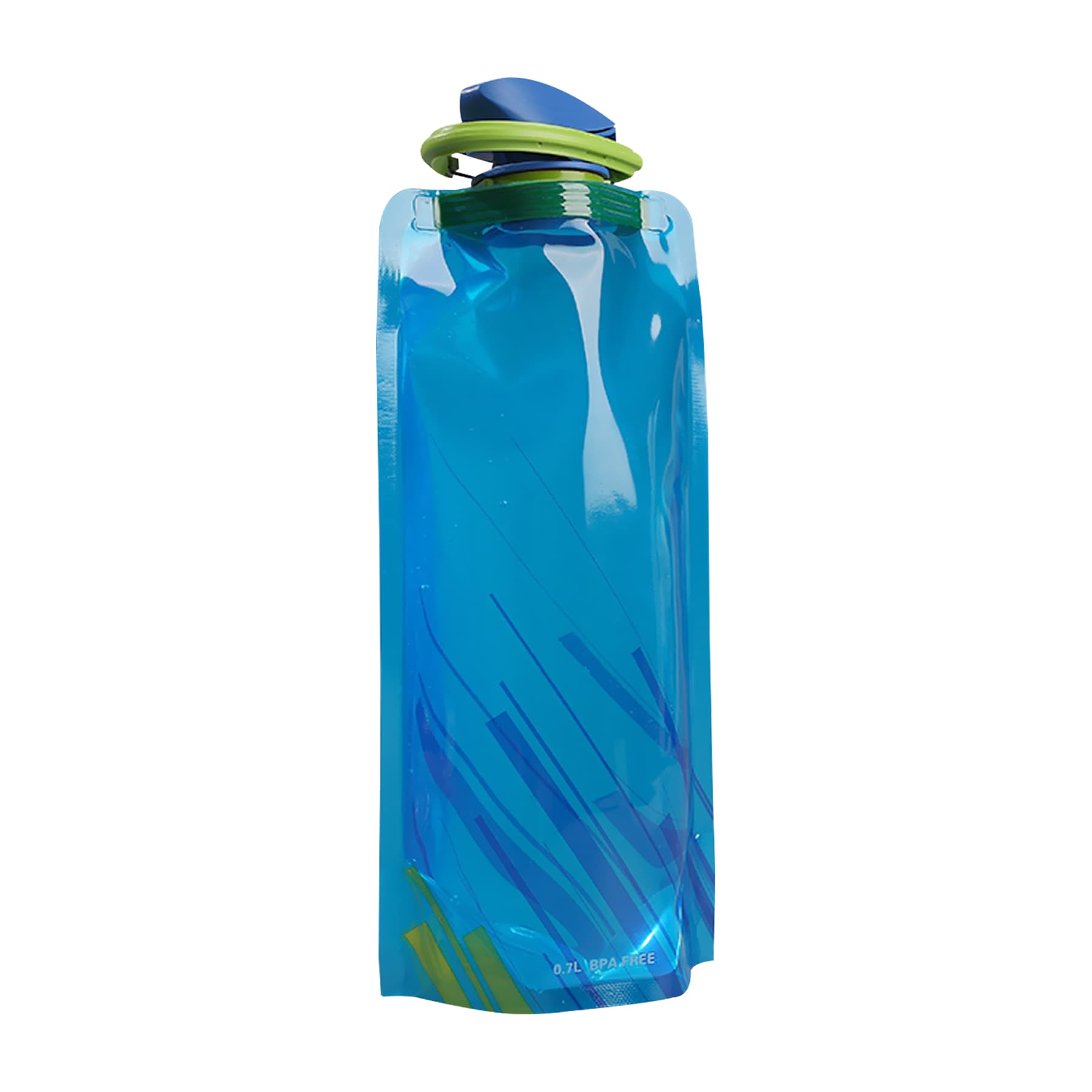 Folding Plastic Carabiner Collapsible Travel Water Bag