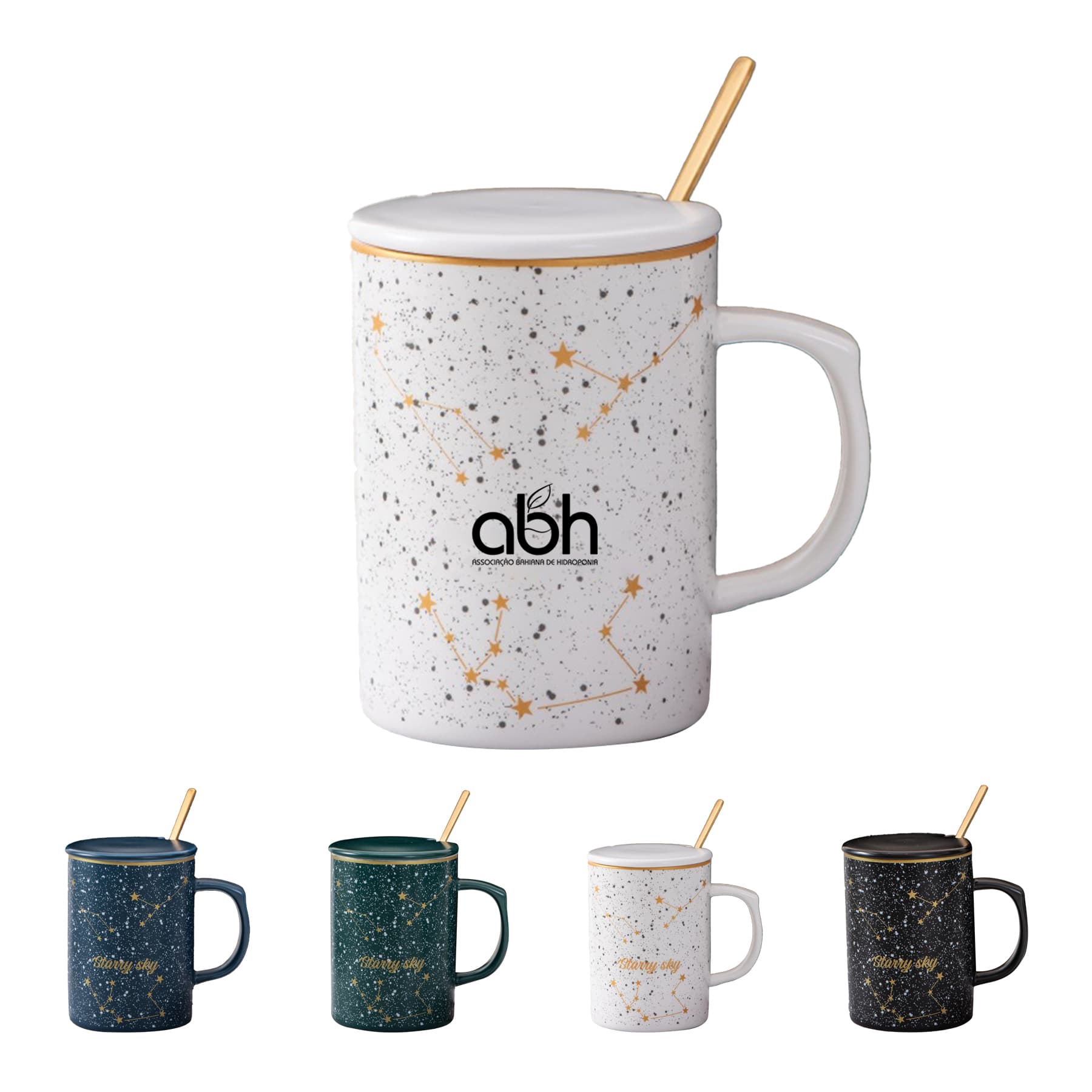 Starry Sky Ceramic Coffee Milk Mug 15oz