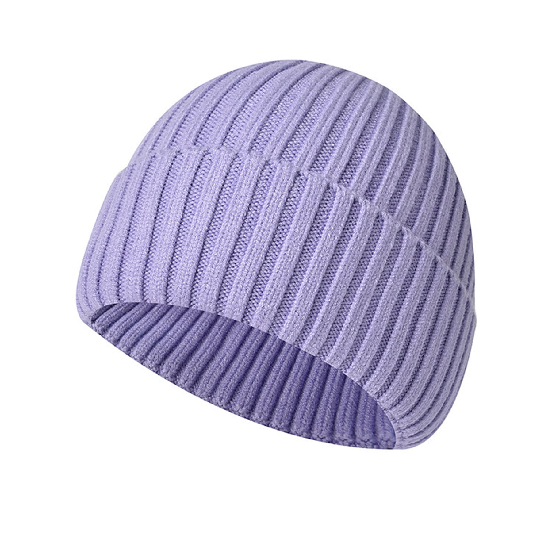 Winter Men's And Women's Knitted Foldover Hat