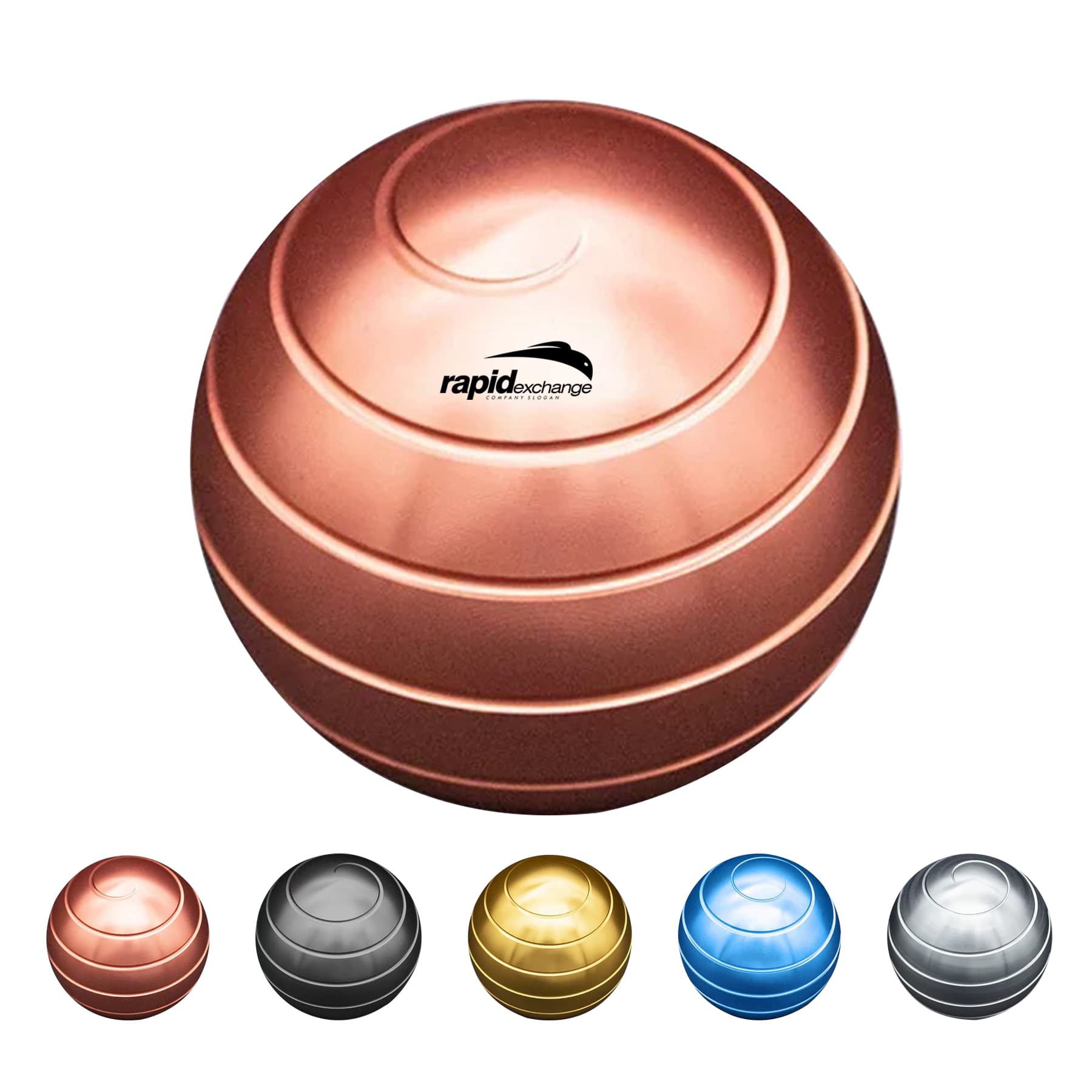 Aluminum Full Body Optical Illusion Fidget Spinner Ball