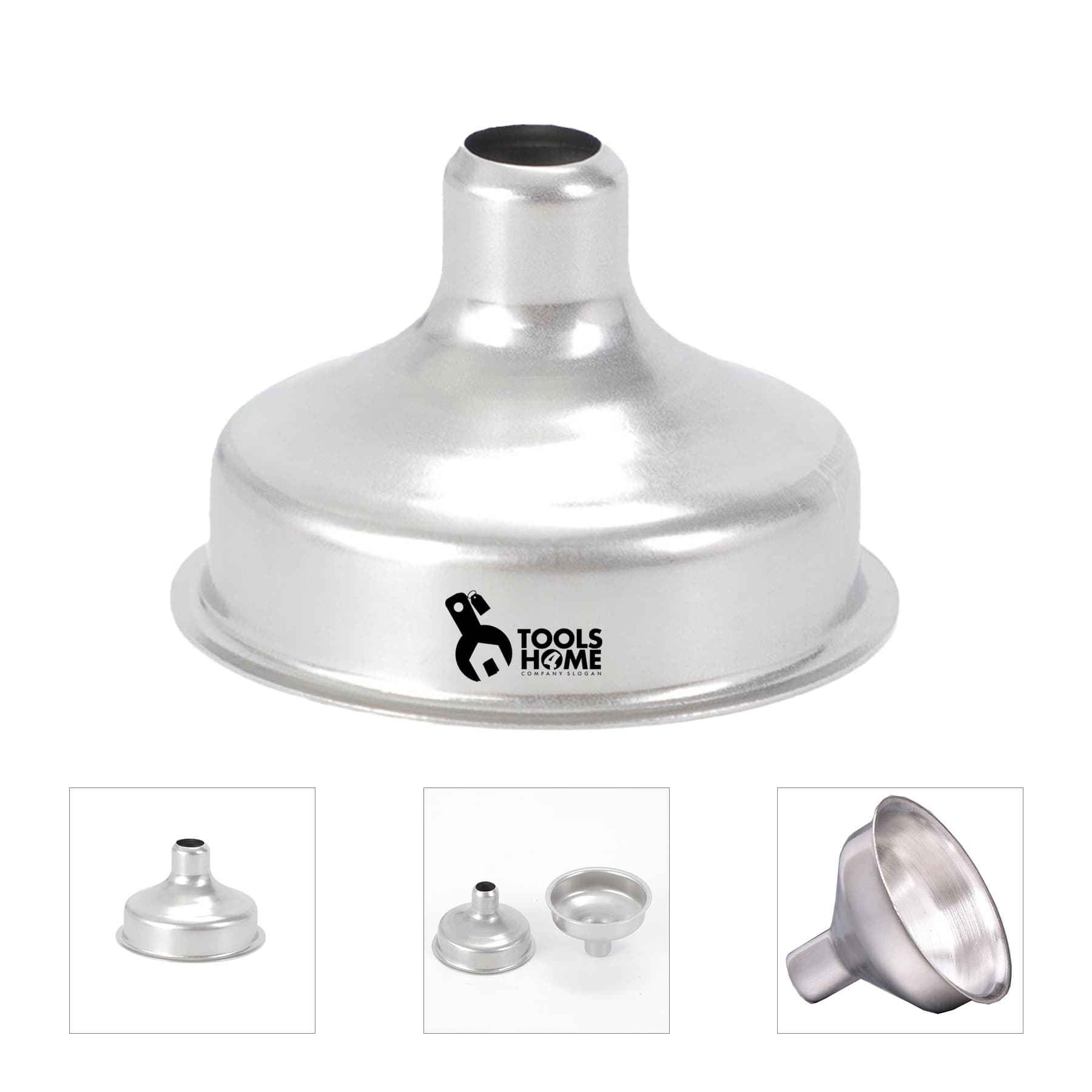 Stainless Steel Wide Mouth Funnel