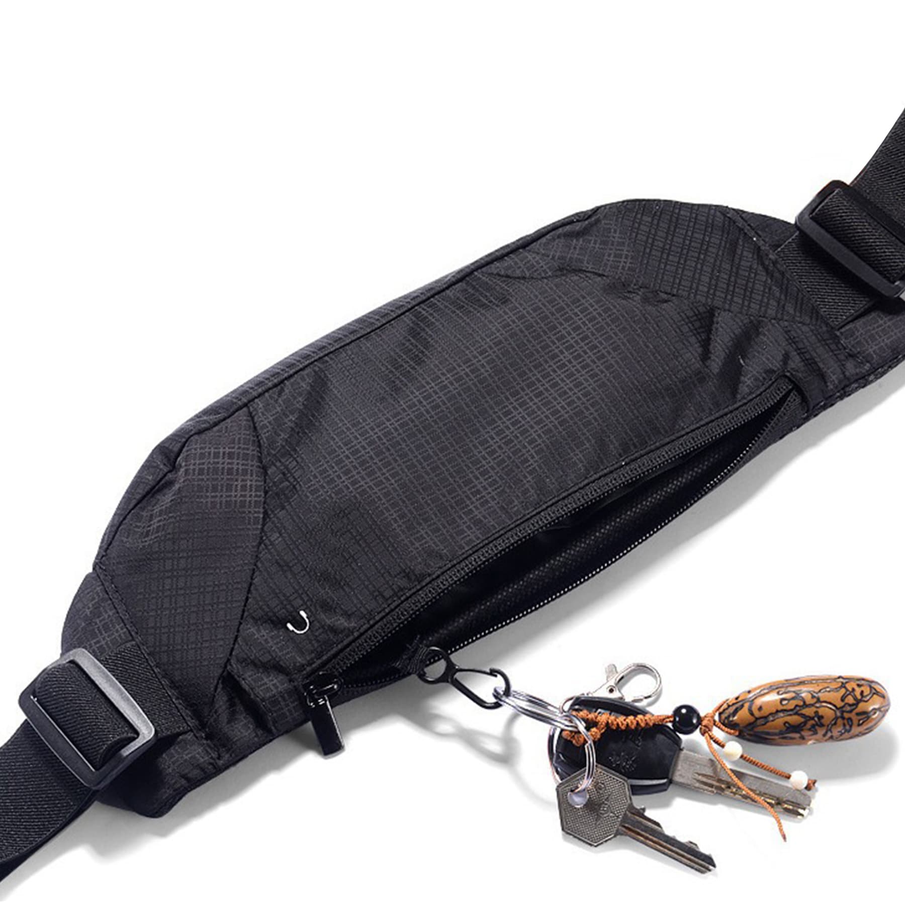 Outdoor Running Fitness Waterproof Nylon Waist Bag