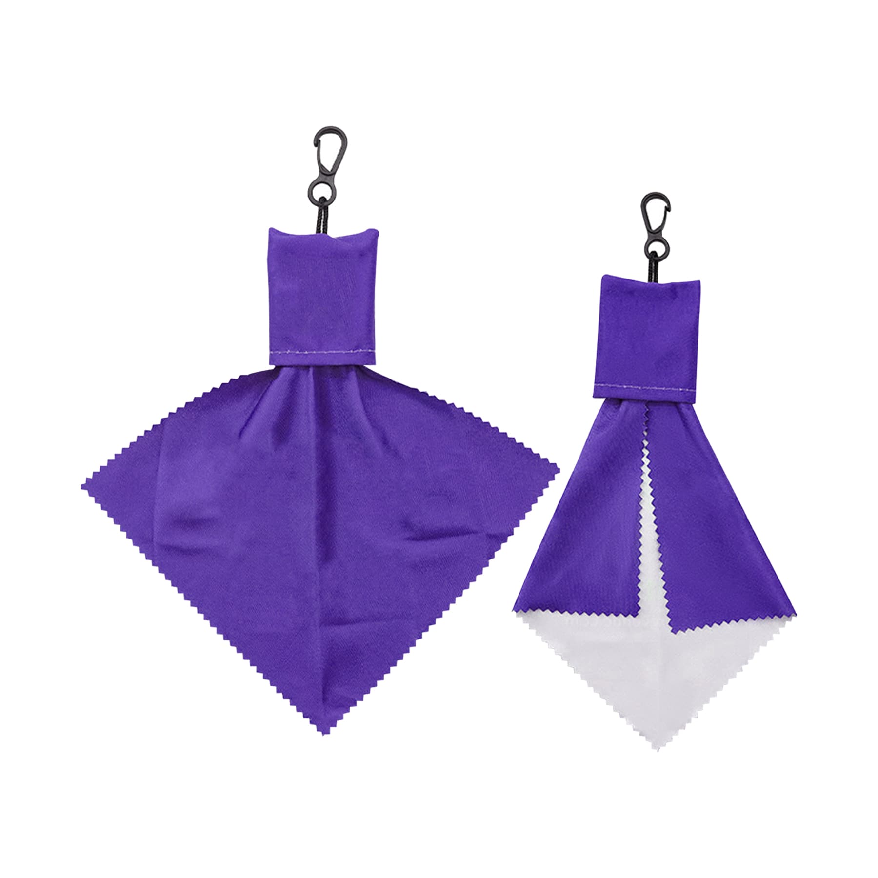 Sublimation Microfiber Glass Cleaning Wiping with Keychain